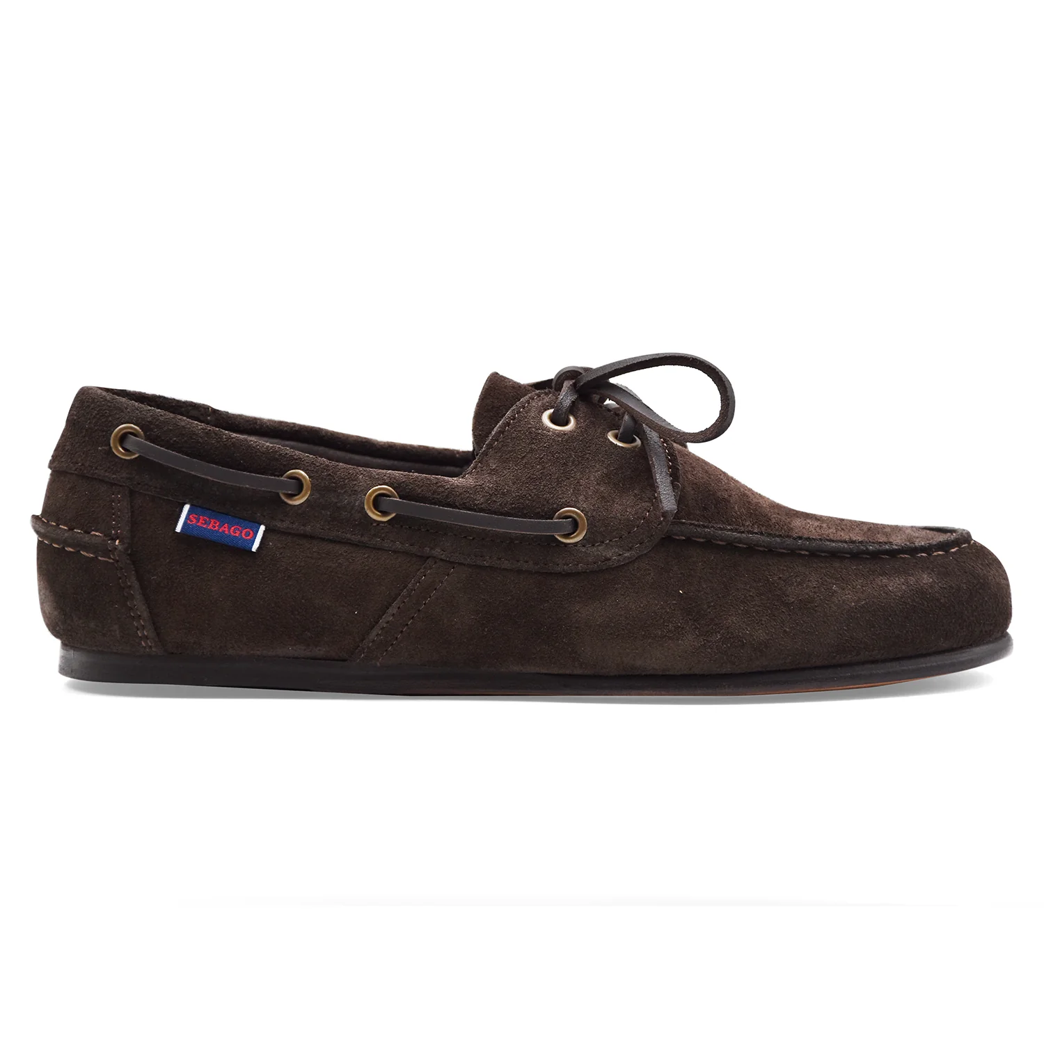 Allacciata Sebago Owen Moka Abu Uomo Sapore Vintage Autentico