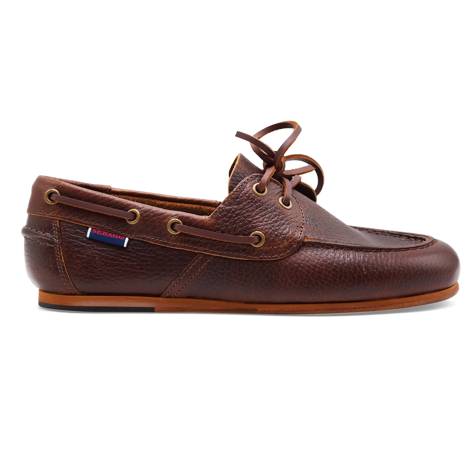 Allacciata Sebago Donna Ispirazione Nautica Owen Tumbled Marrone