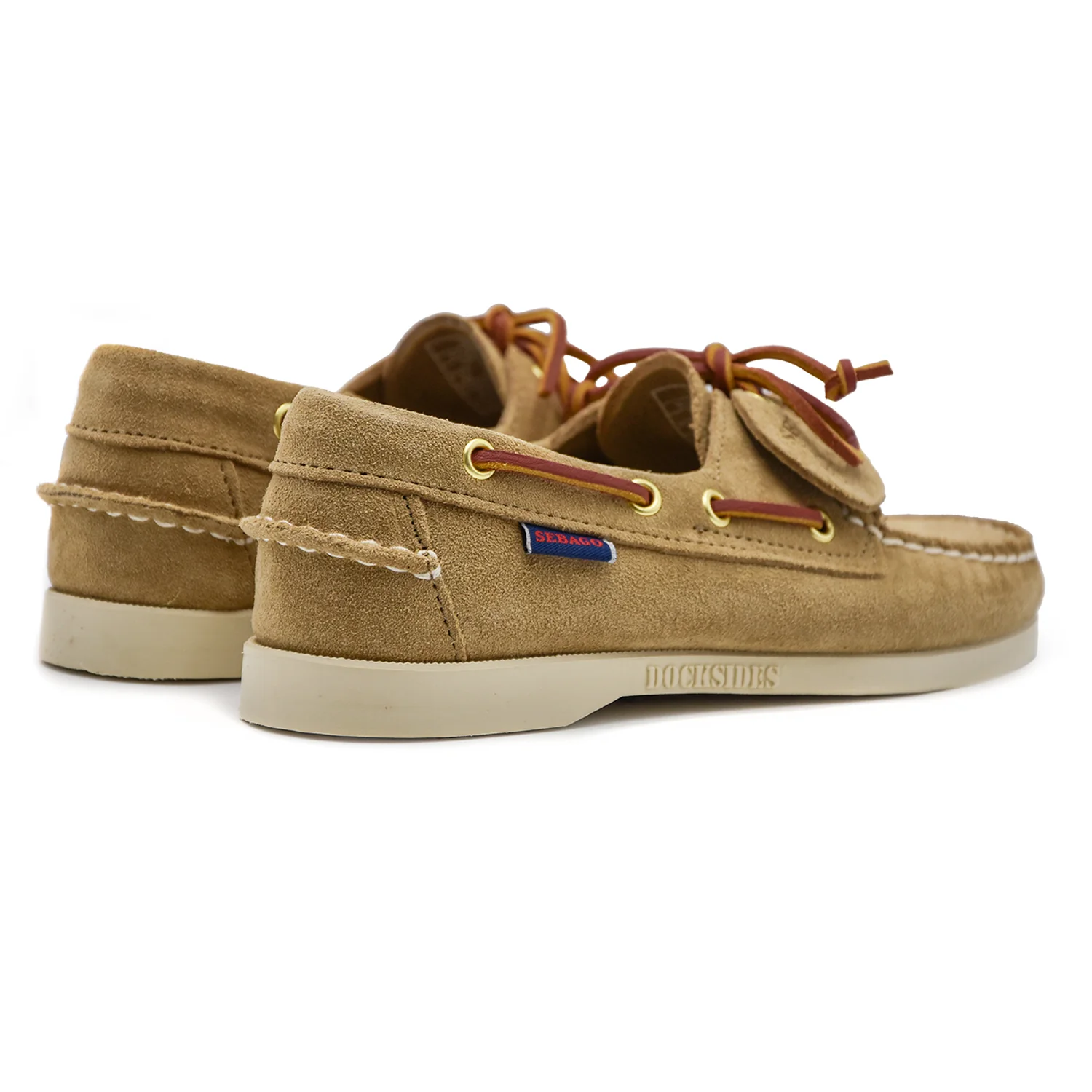 Sebago Portland Artisan Stringate Beige Cucita A Mano Donna - Image 4