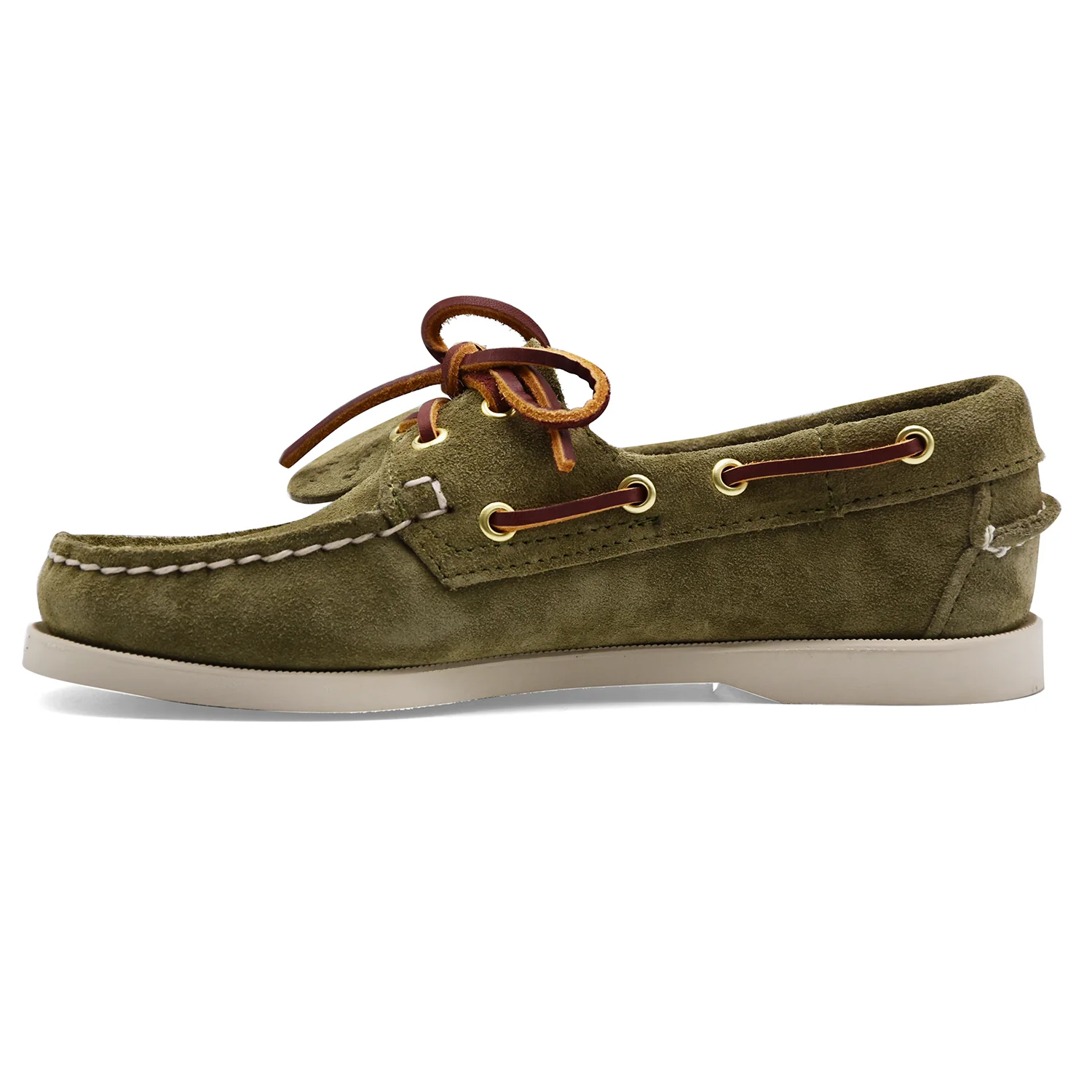 Scarpe Da Barca Donna Sebago PORTLAND ARTISAN In Camoscio Verde - Image 4