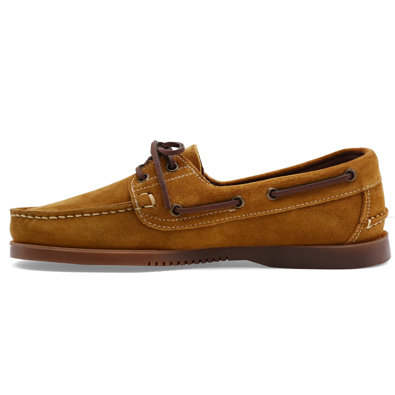 Paraboot Scarpe Da Barca Uomo Barth/Marine In Camoscio Miele - Image 3