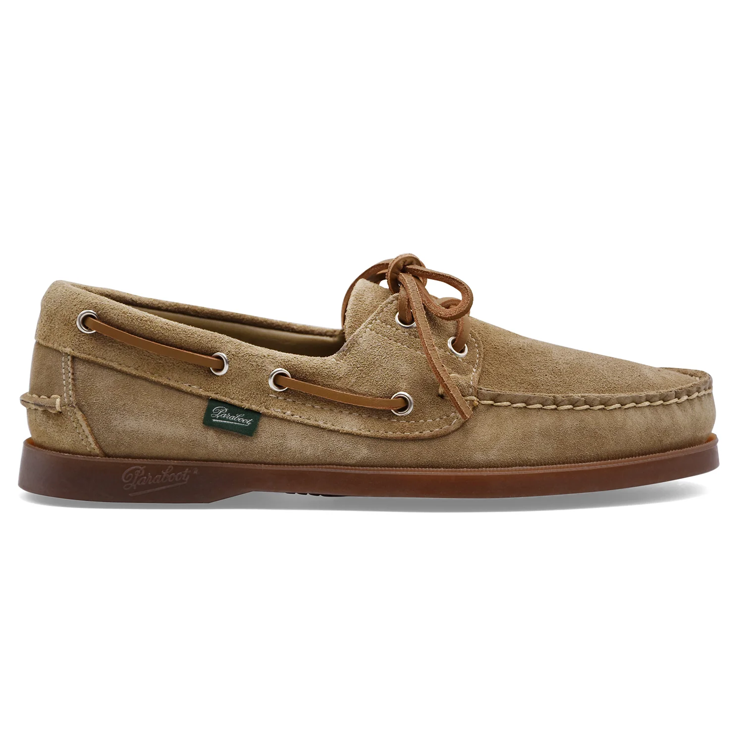Scarpe Da Barca Paraboot Barth Marine Da Uomo Camoscio Sabbia
