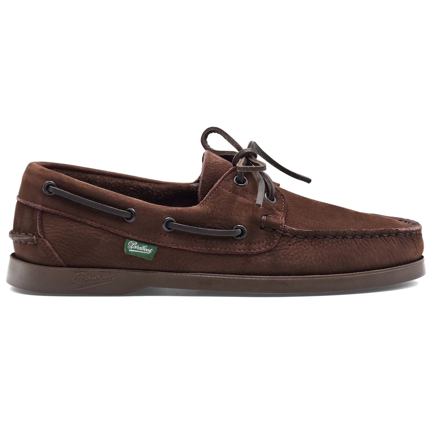 Scarpe Da Barca Uomo Paraboot Barth/Marine Pelle Nubuck Marrone