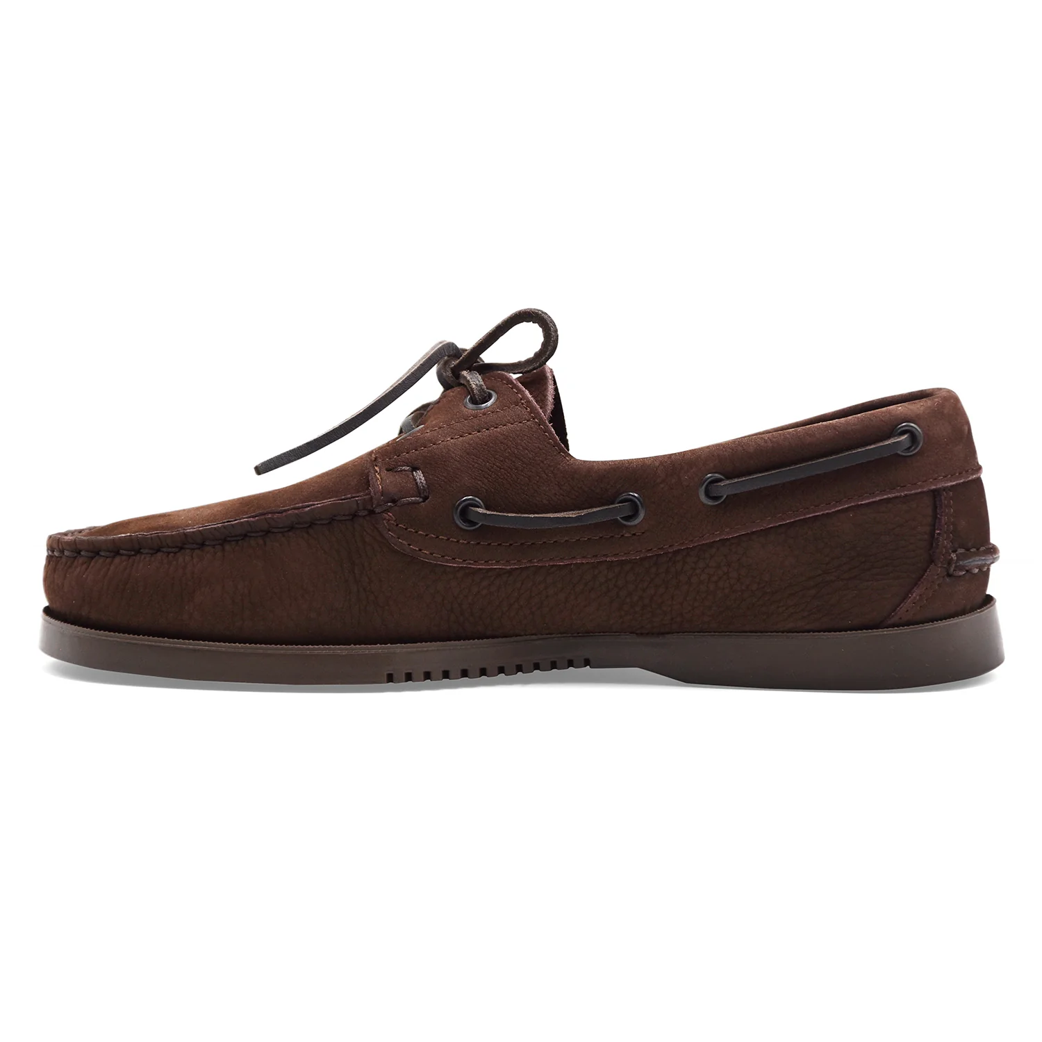 Scarpe Da Barca Uomo Paraboot Barth/Marine Pelle Nubuck Marrone - Image 3