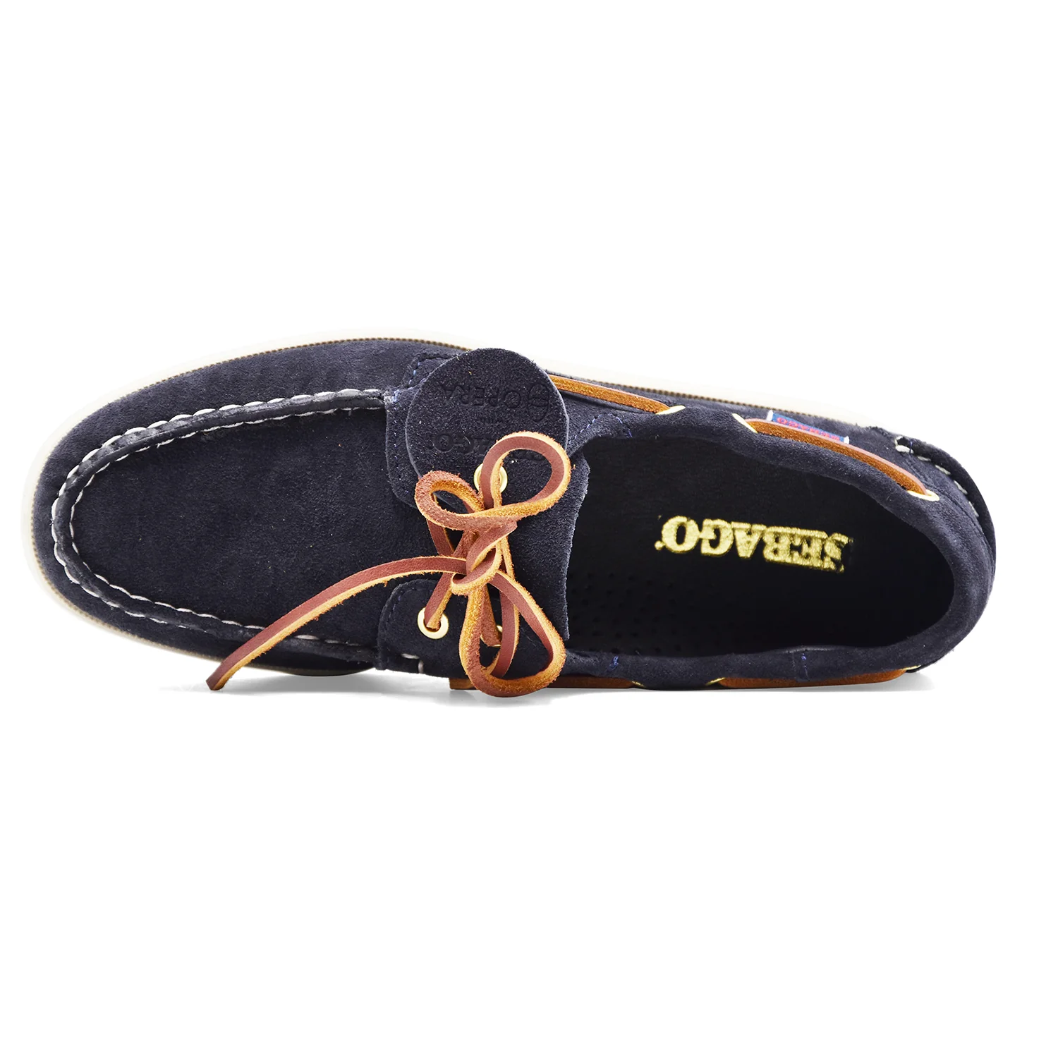 Scarpe Da Barca Uomo Sebago PORTLAND ARTISAN Camoscio Blu Scuro - Image 3