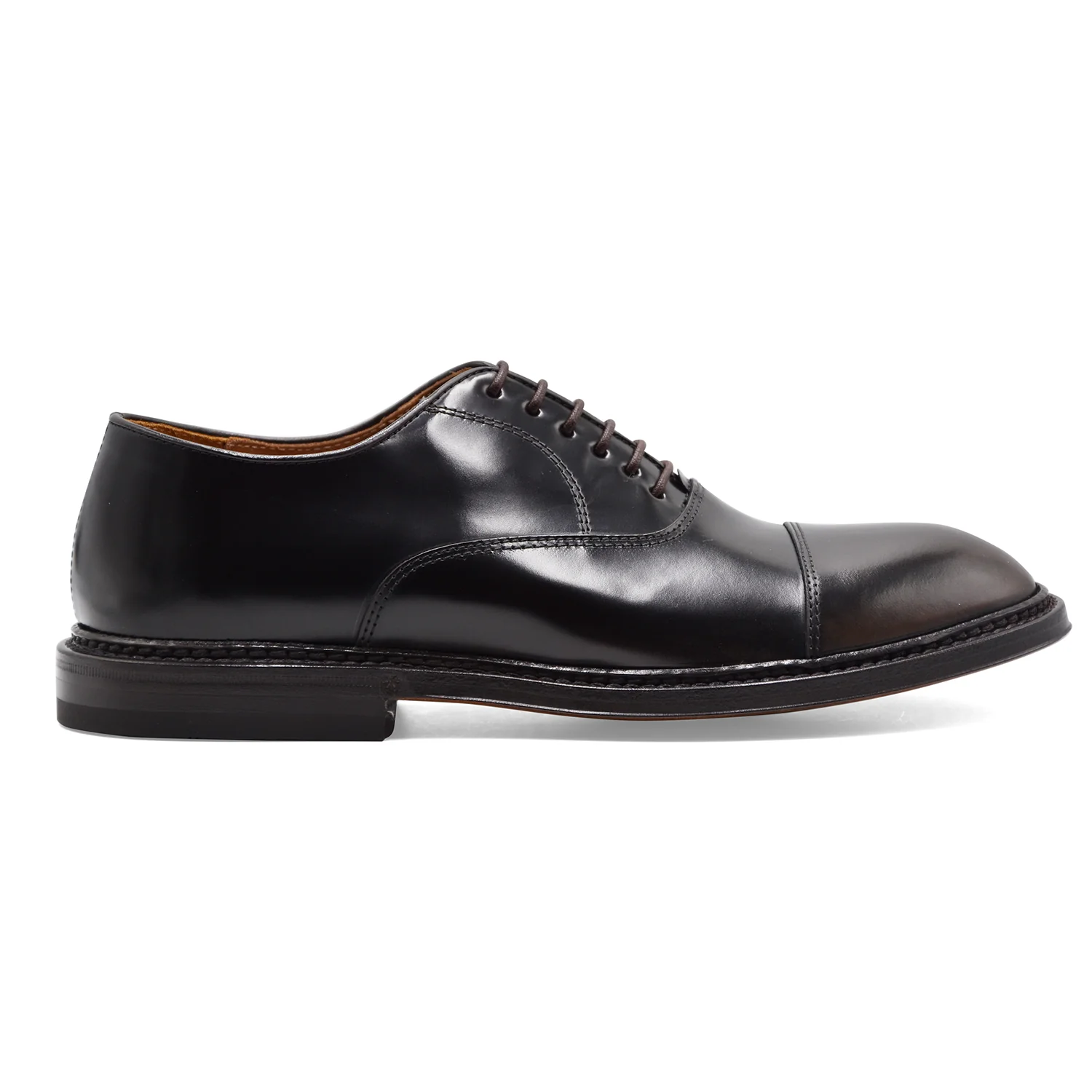 Allacciate Uomo Green George 8055 Pelle Marrone Fatte In Italia
