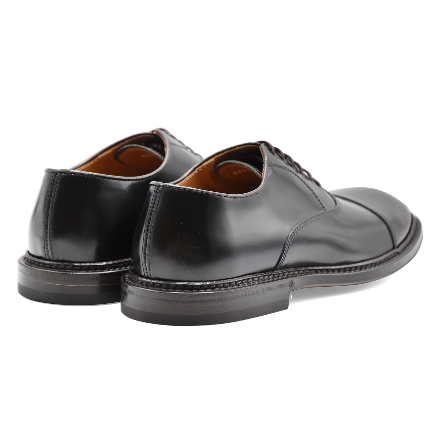 Allacciate Uomo Green George 8055 Pelle Marrone Fatte In Italia - Image 5