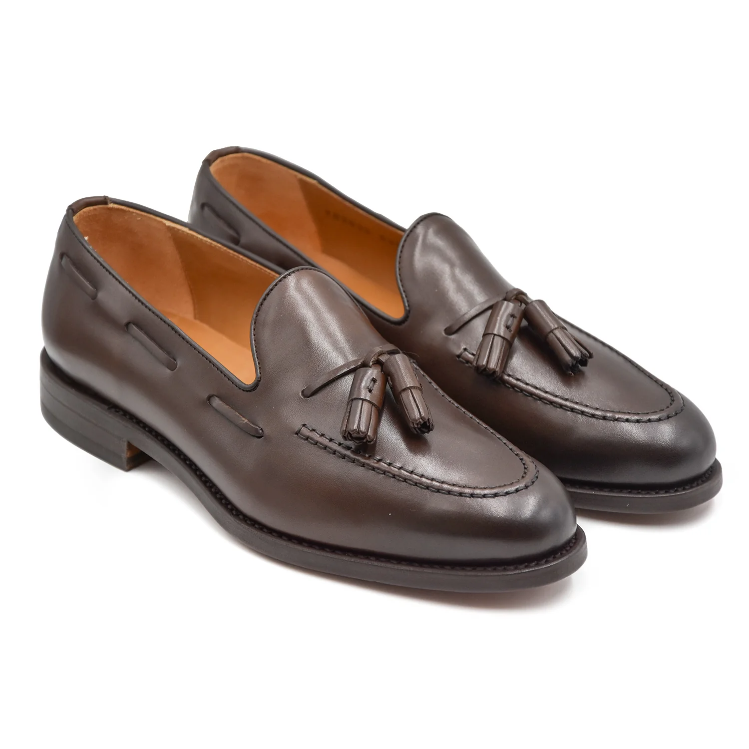 Mocassini Berwick 1707 Marrone Uomo Suola Resistente All'Abrasione - Image 2