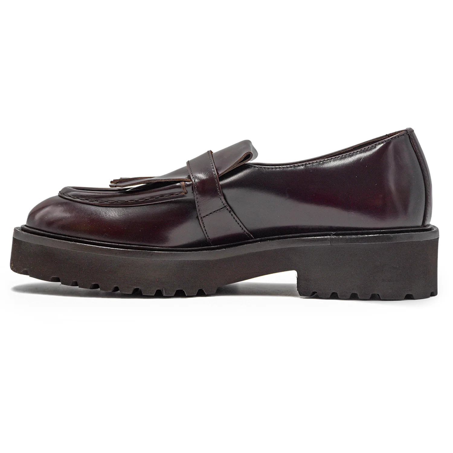 Doucal’s Monkstrap Scarpe Con Fibbia Burgundy Donna Made In Italy - Image 3