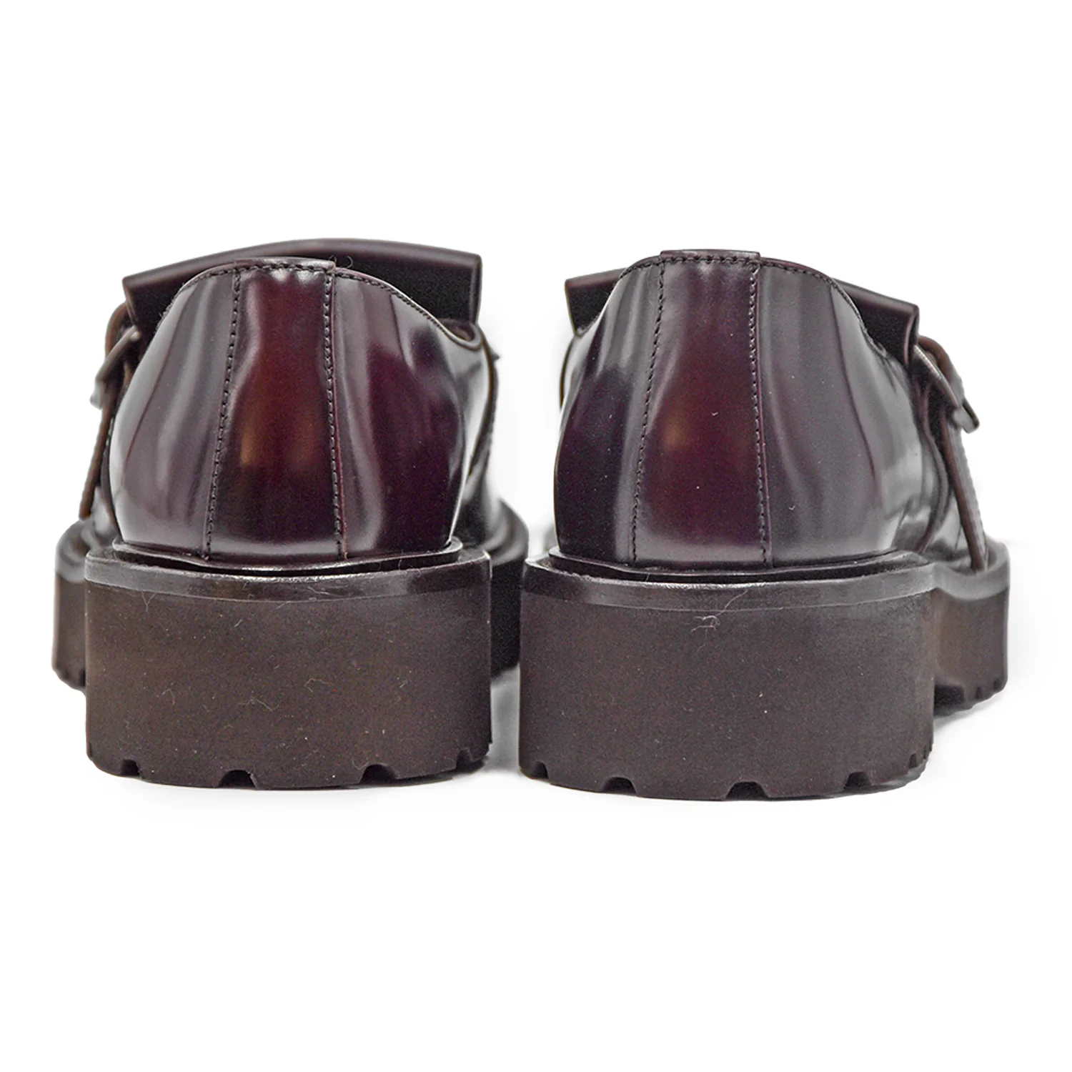 Doucal’s Monkstrap Scarpe Con Fibbia Burgundy Donna Made In Italy - Image 5