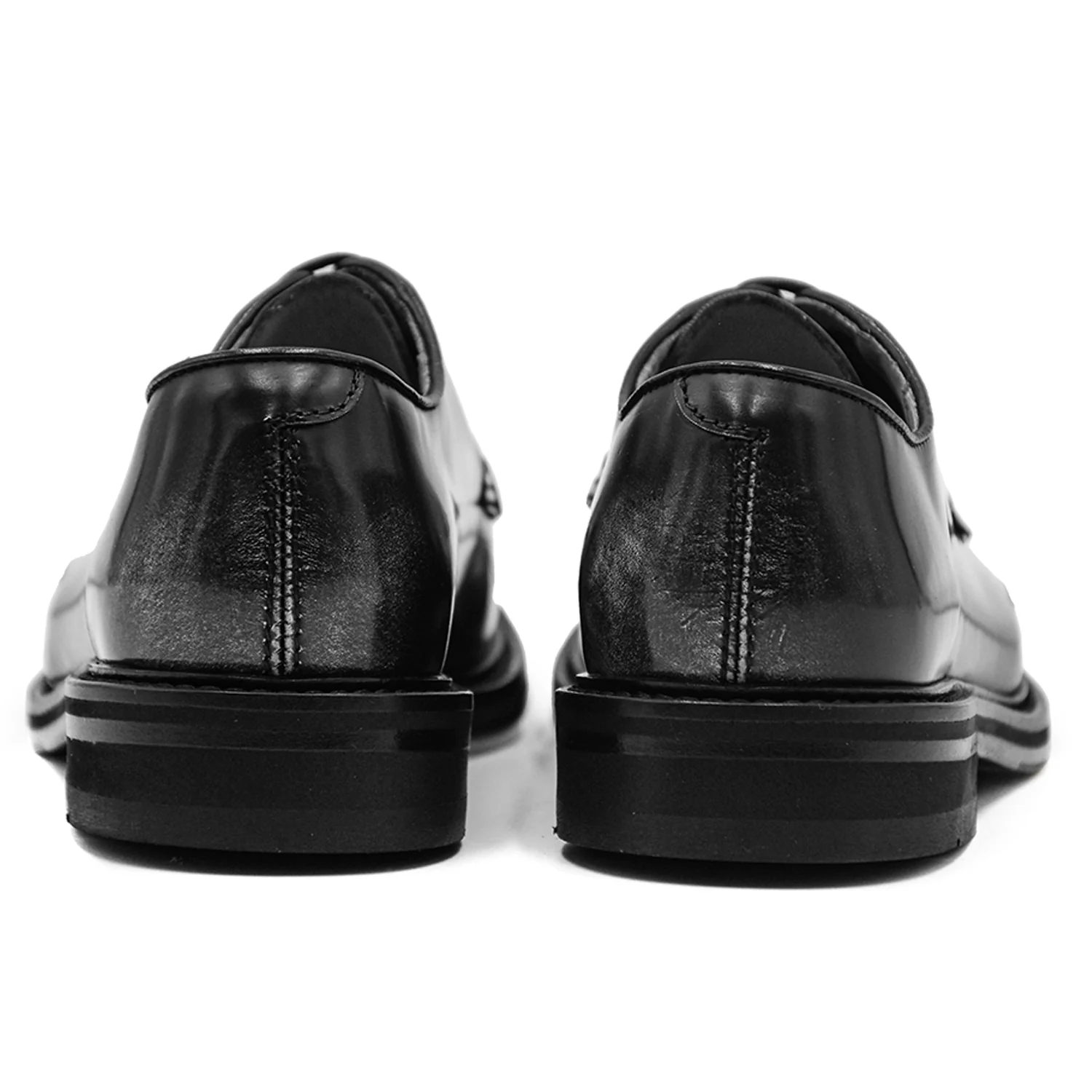 Stringata Doucal's Donna Nero Modello Derby Linea Senza Tempo - Image 3