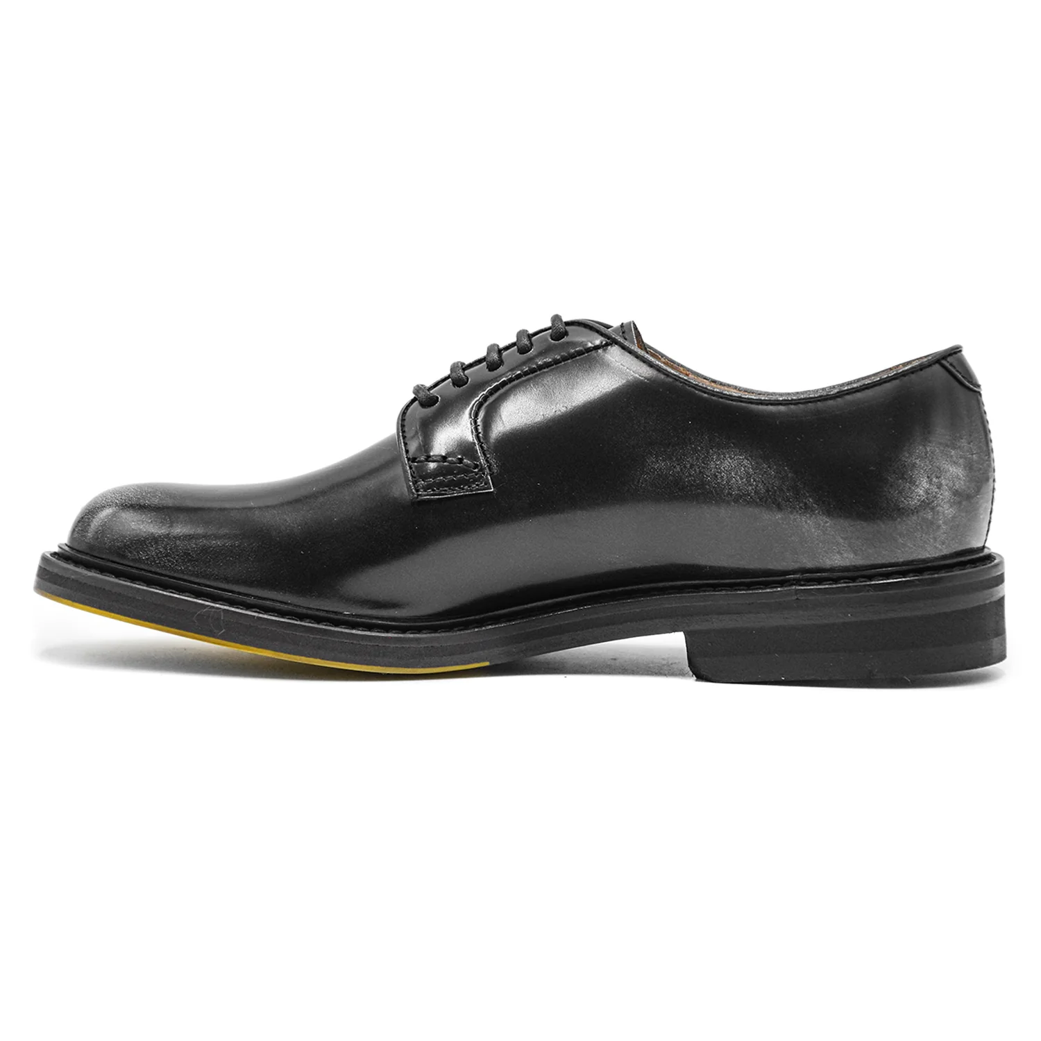 Stringata Doucal's Donna Nero Modello Derby Linea Senza Tempo - Image 5