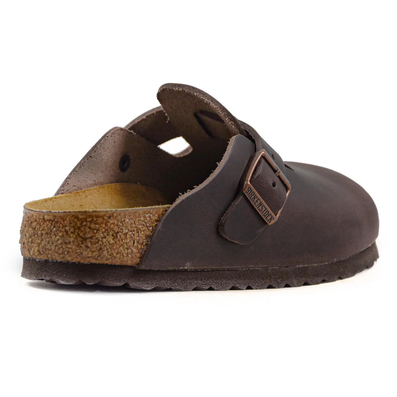 Birkenstock Boston Donna Sabot Marrone In Pelle Oliata - Image 4