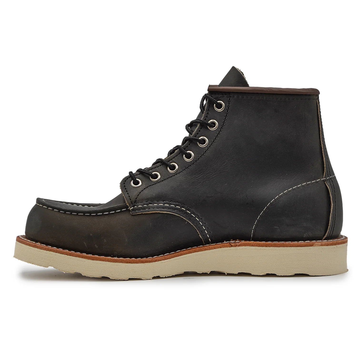 Red Wing Polacchini Grigio Uomo Con Suola Cushion Crepe Wedge - Image 4