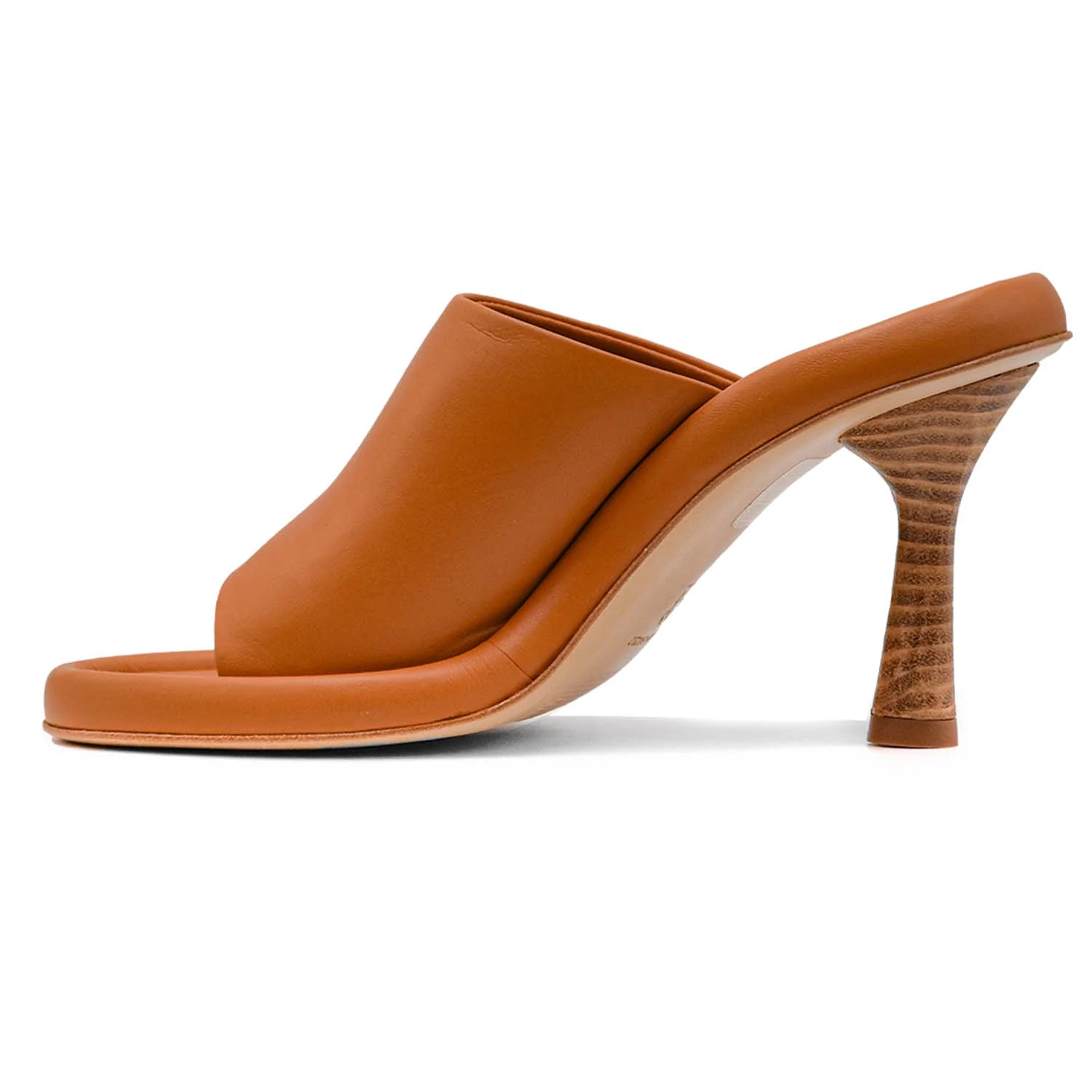 Sandali Paloma Barceló Ilia Donna Modello Slip-On Ocra In Nappa - Image 3
