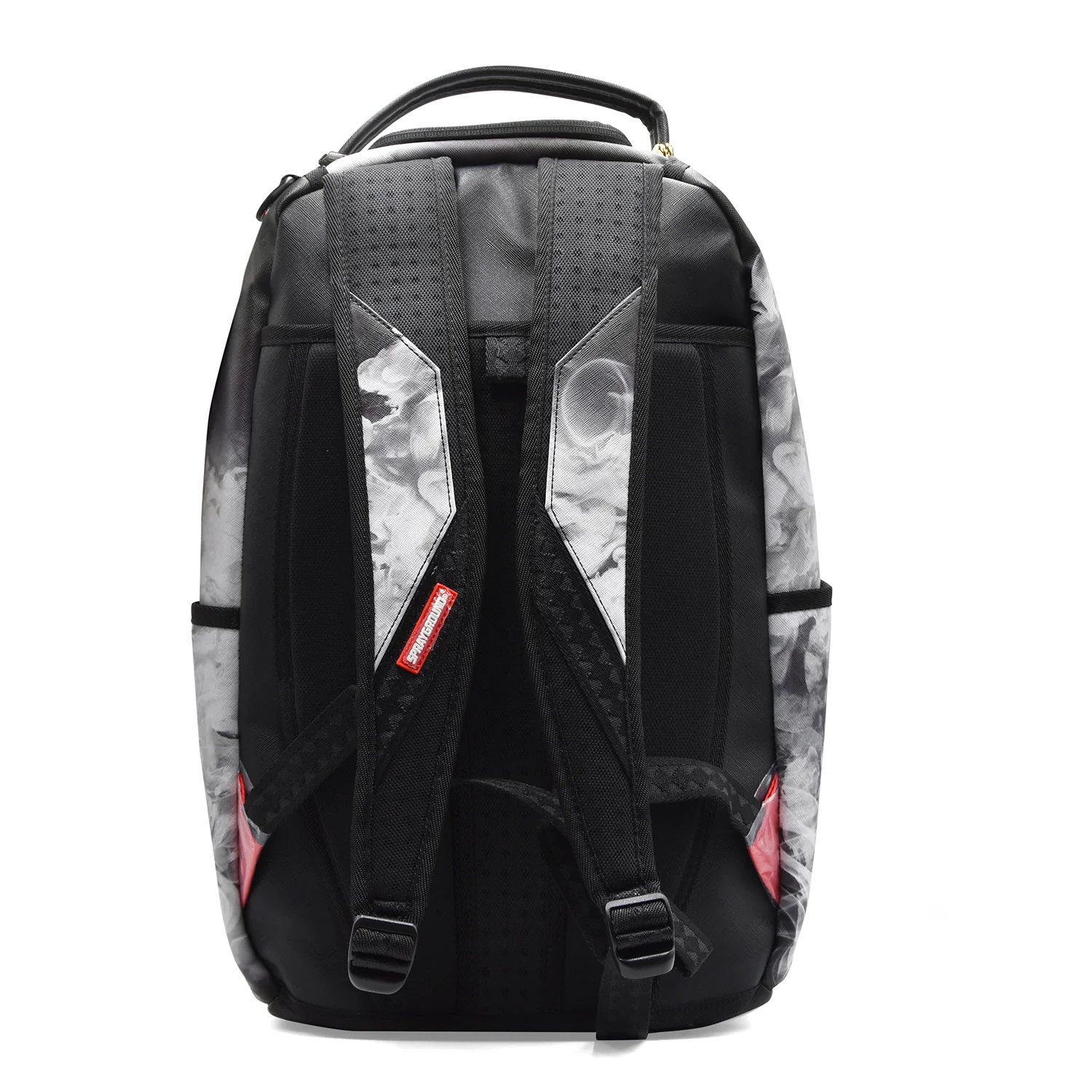 Zaino Sprayground Elevate White DLXSV Backpack Nero Grigio Fumo - Image 3