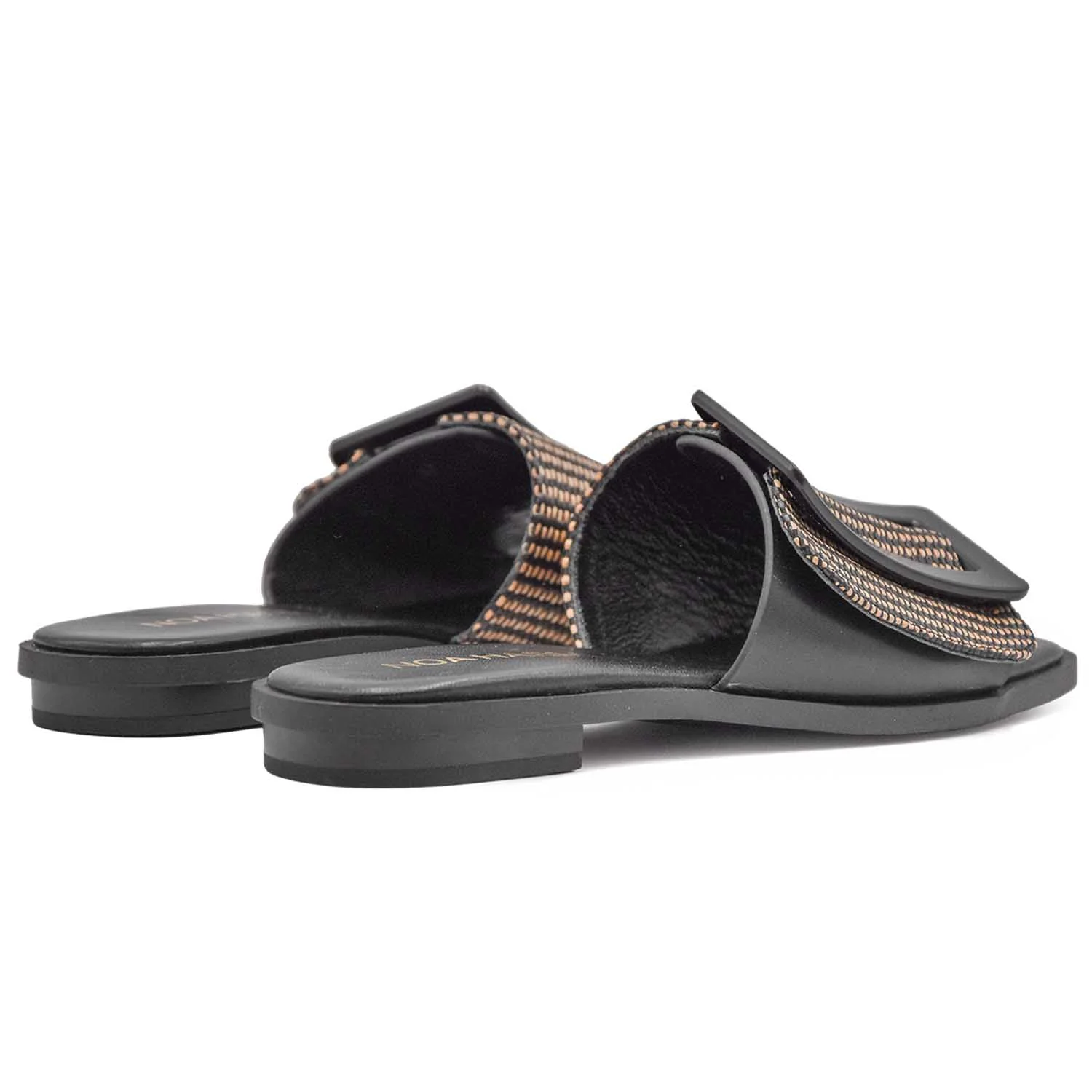 Noa Harmon Sandali Nero Beige Dalle Combinazioni Creative Donna - Image 4