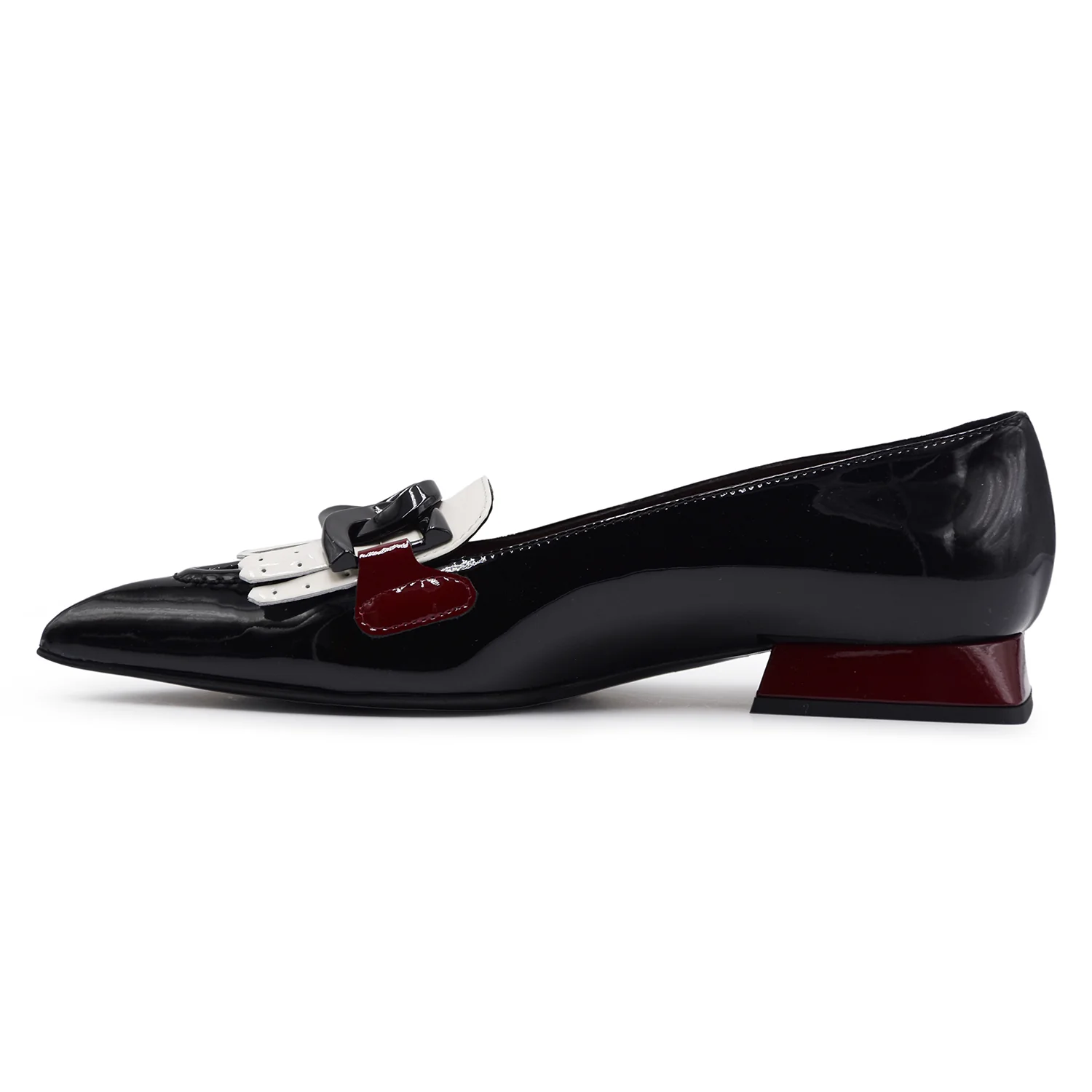 Décolleté Bruglia Milano Donna 9301 Nero In Pelle Verniciata - Image 4