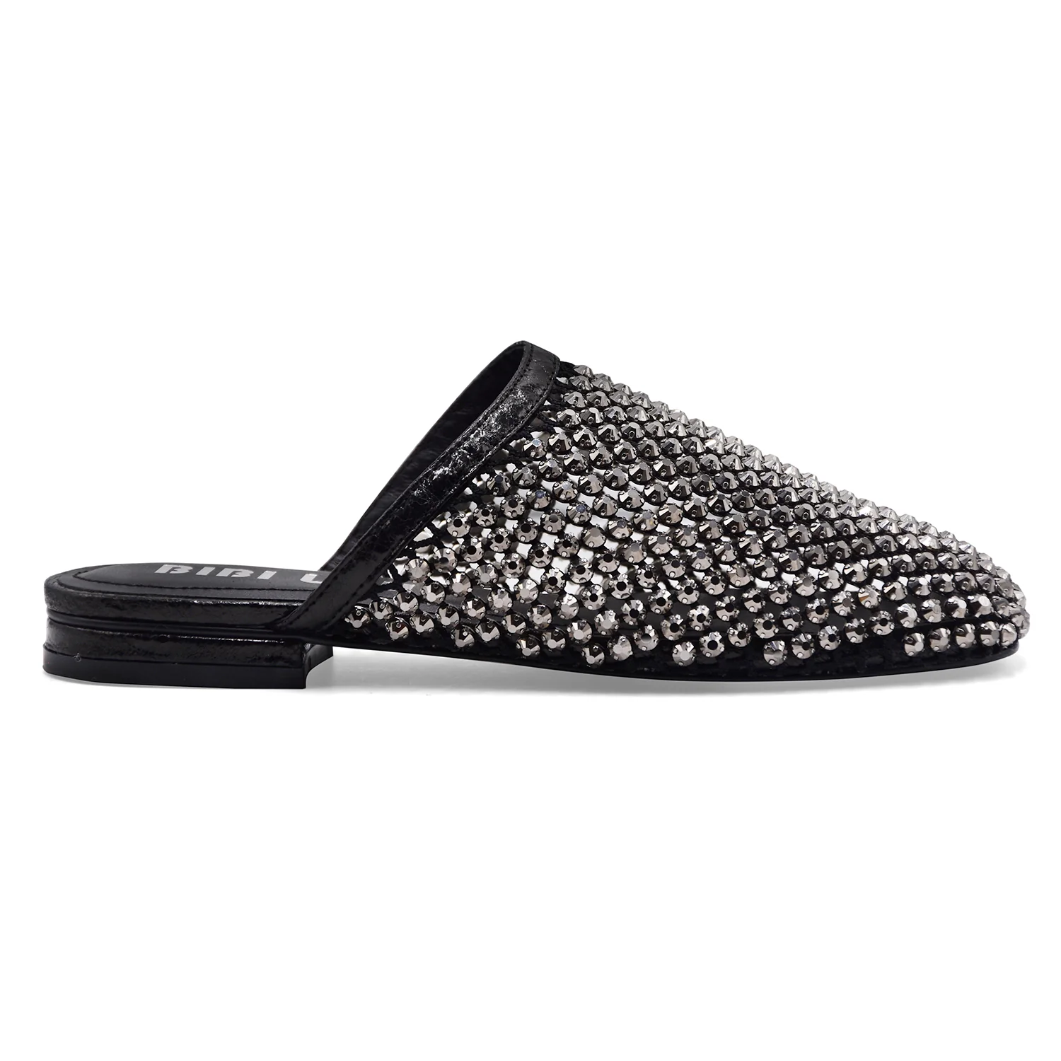 Sabot Bibi Lou Donna JAY MULE Nero Strass Nella Tomaia A Rete