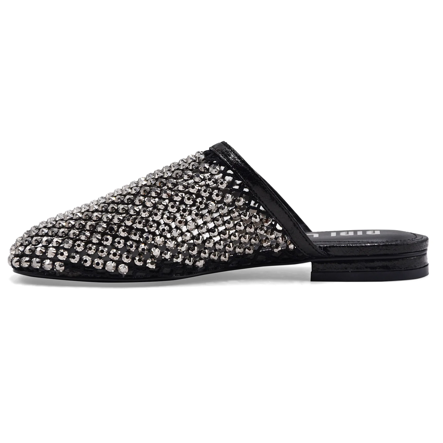 Sabot Bibi Lou Donna JAY MULE Nero Strass Nella Tomaia A Rete - Image 5