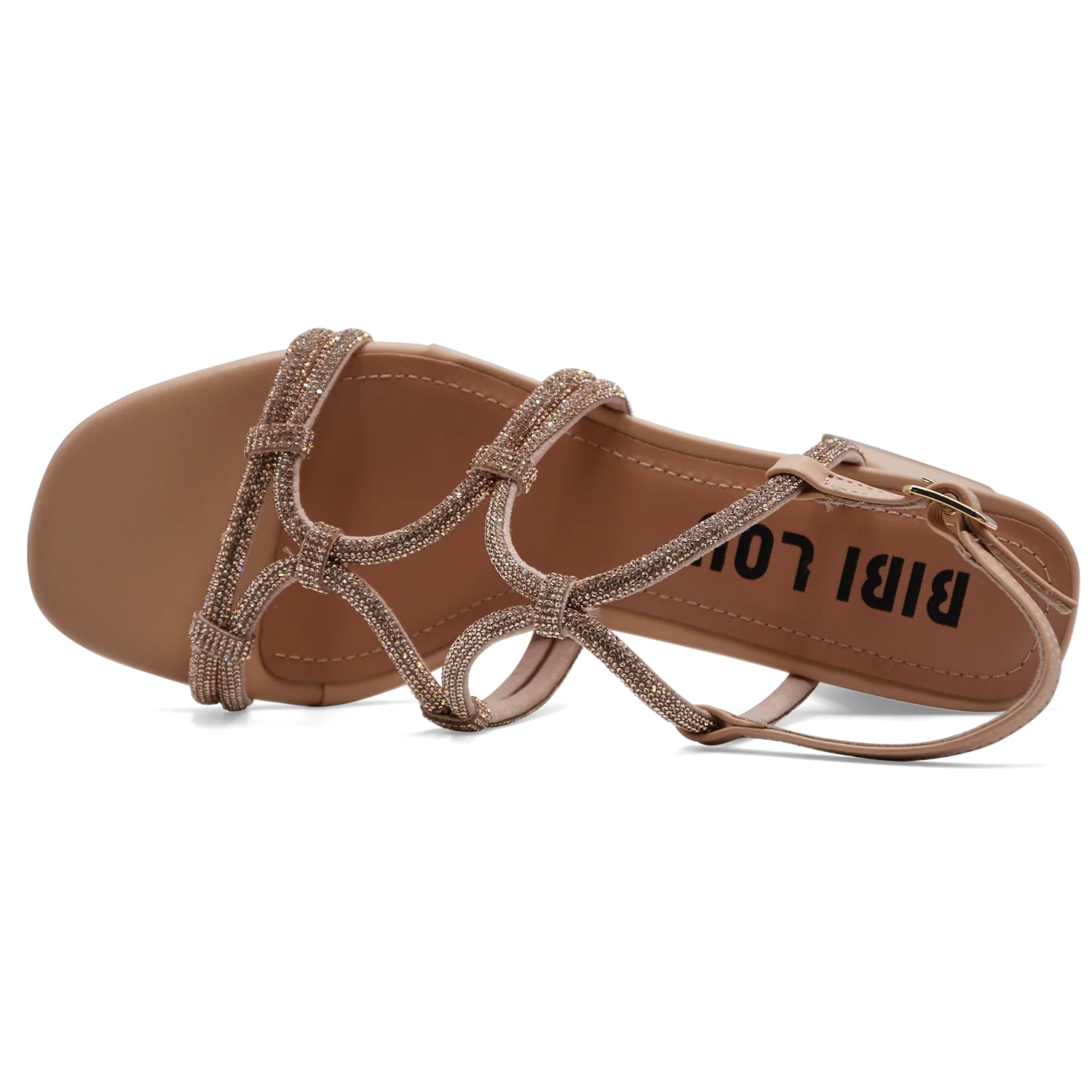 Sandali Bibi Lou Donna QUAIL SANDAL Rosa Con Strass Chic In Voga - Image 3
