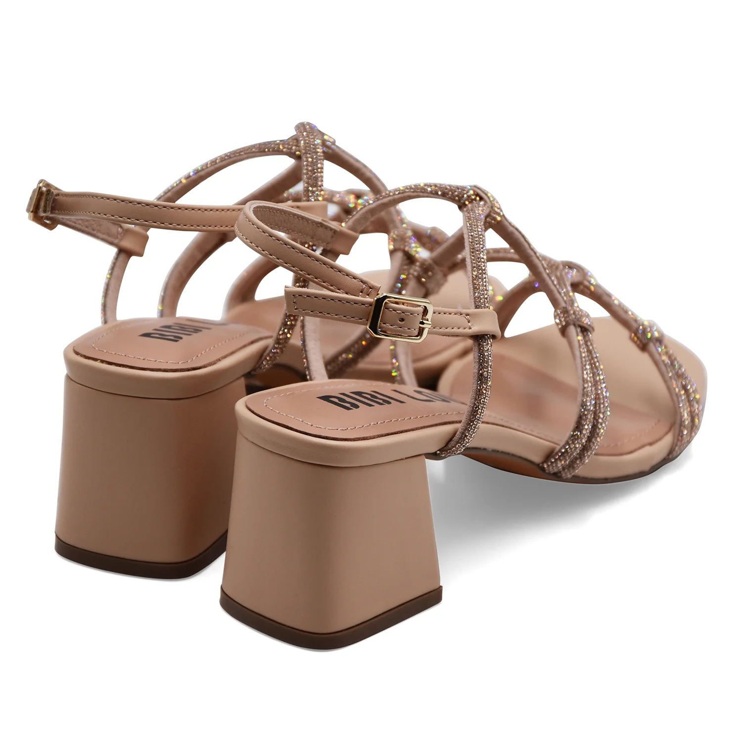 Sandali Bibi Lou Donna QUAIL SANDAL Rosa Con Strass Chic In Voga - Image 5