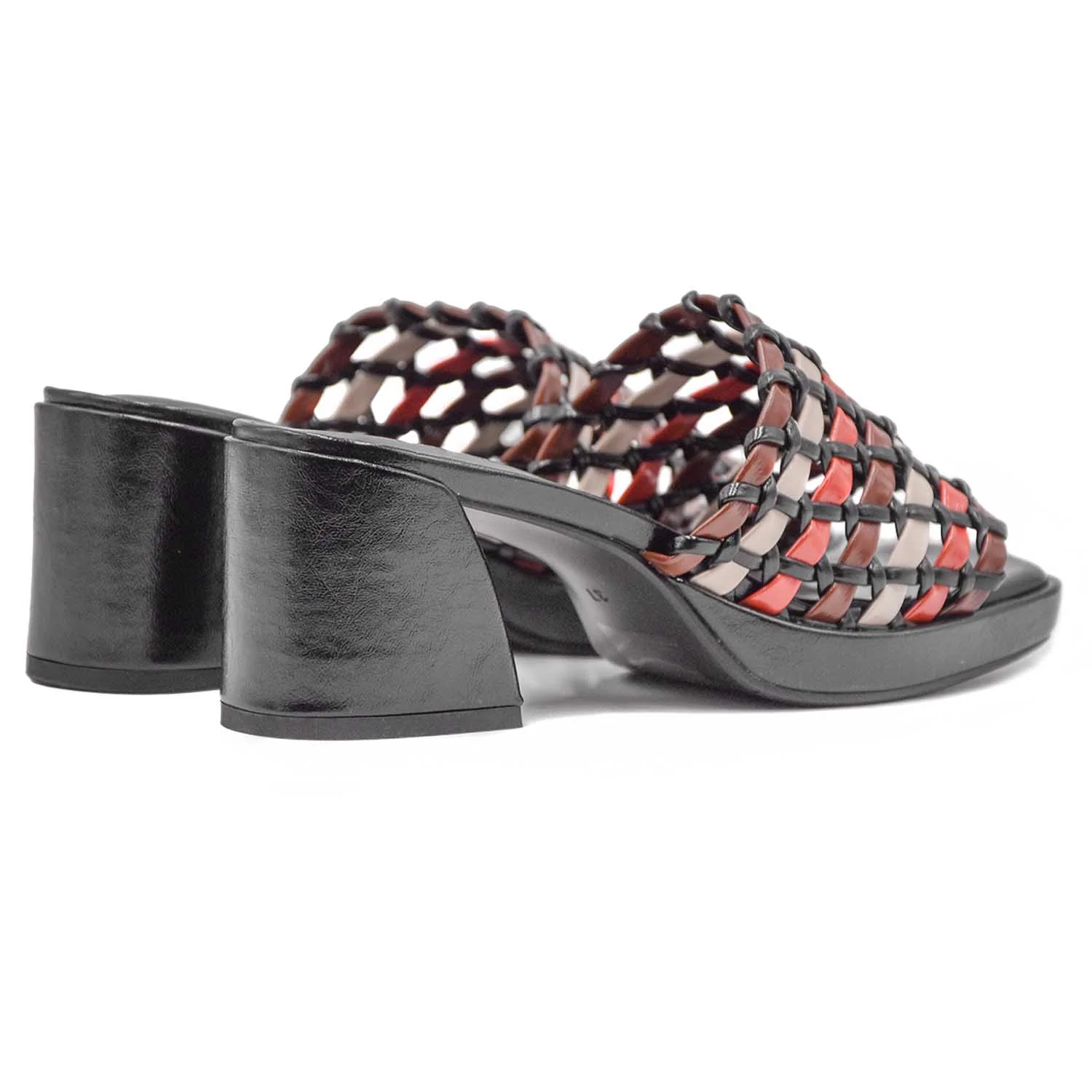Noa Harmon Sandali Sira Gabbia Marrone Rosso Donna Comfort Prolungato - Image 3