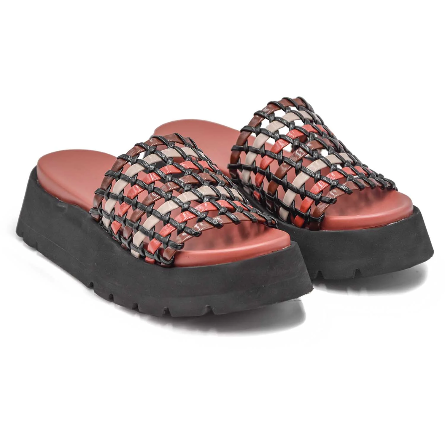 Sandali Noa Harmon Donna Brisa Multi Con Suola Platform Nero - Image 4