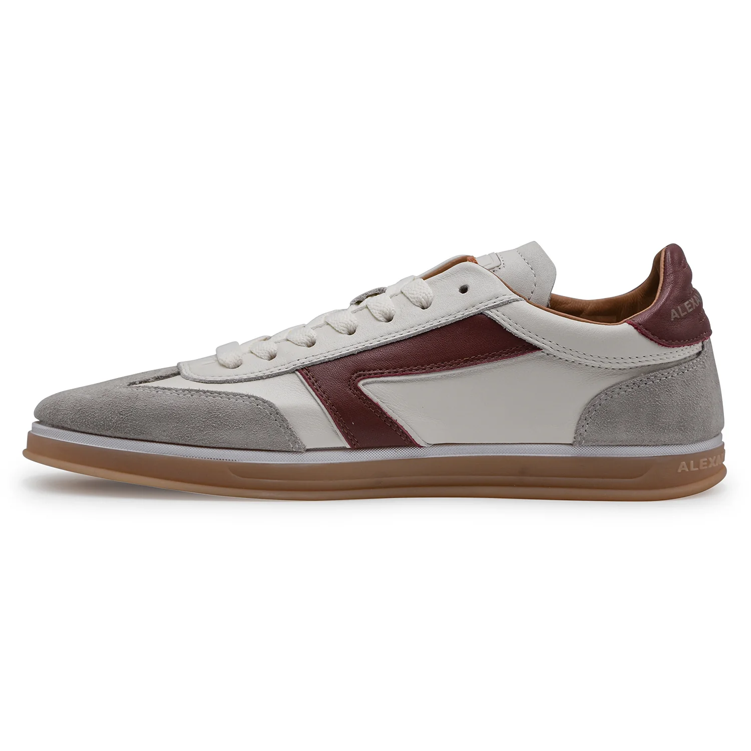 Sneakers Alexander Smith Uomo Thames Bianco Con Inserti Marrone - Image 4