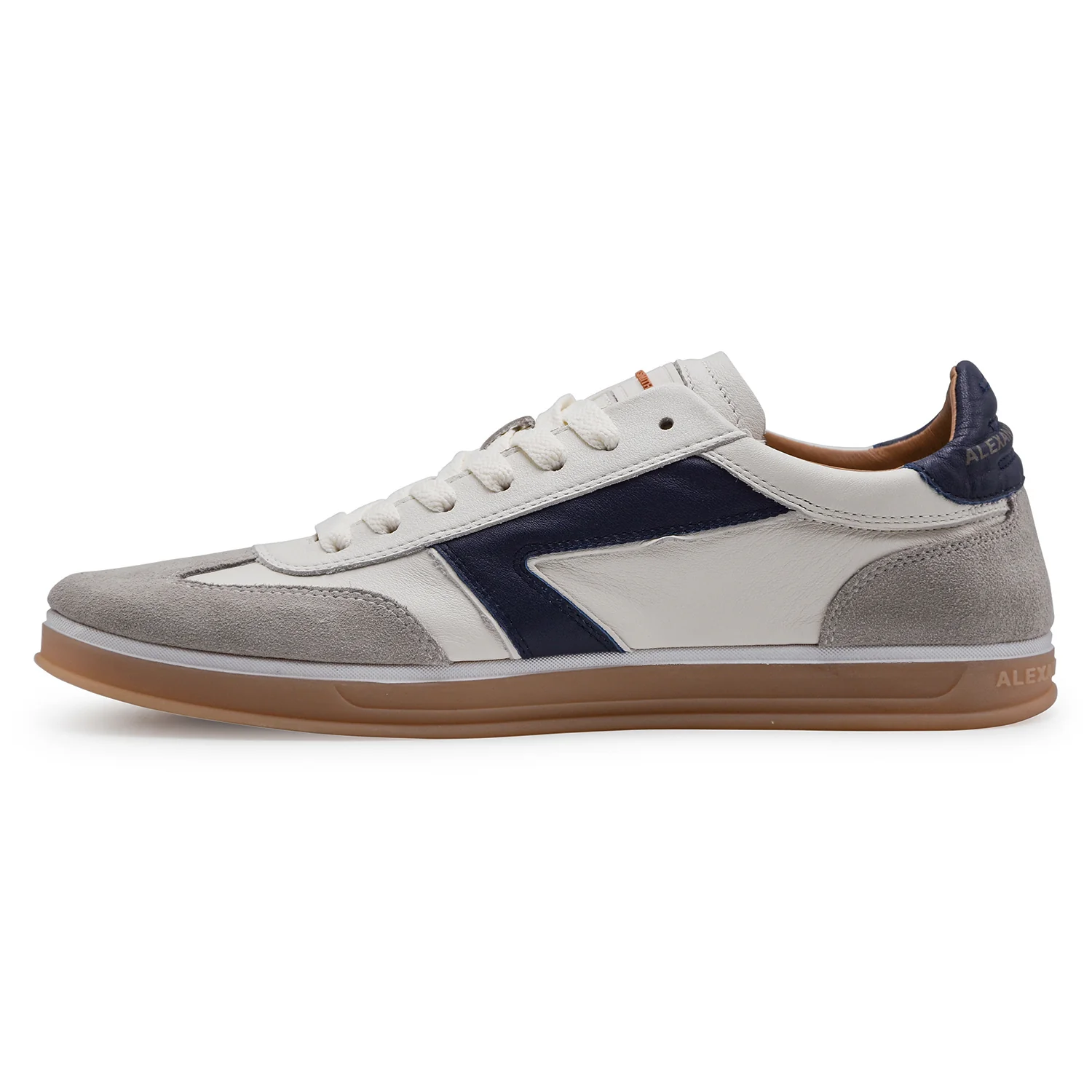 Sneakers Alexander Smith Uomo Thames Bianco Con Dettagli Blu - Image 3