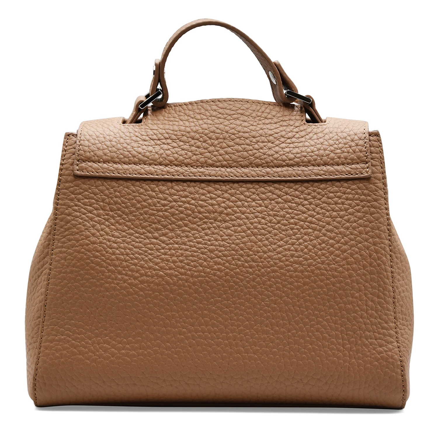 Borsa Orciani Sveva Soft Piccola Biscotto Pelle Con Tracolla - Image 3