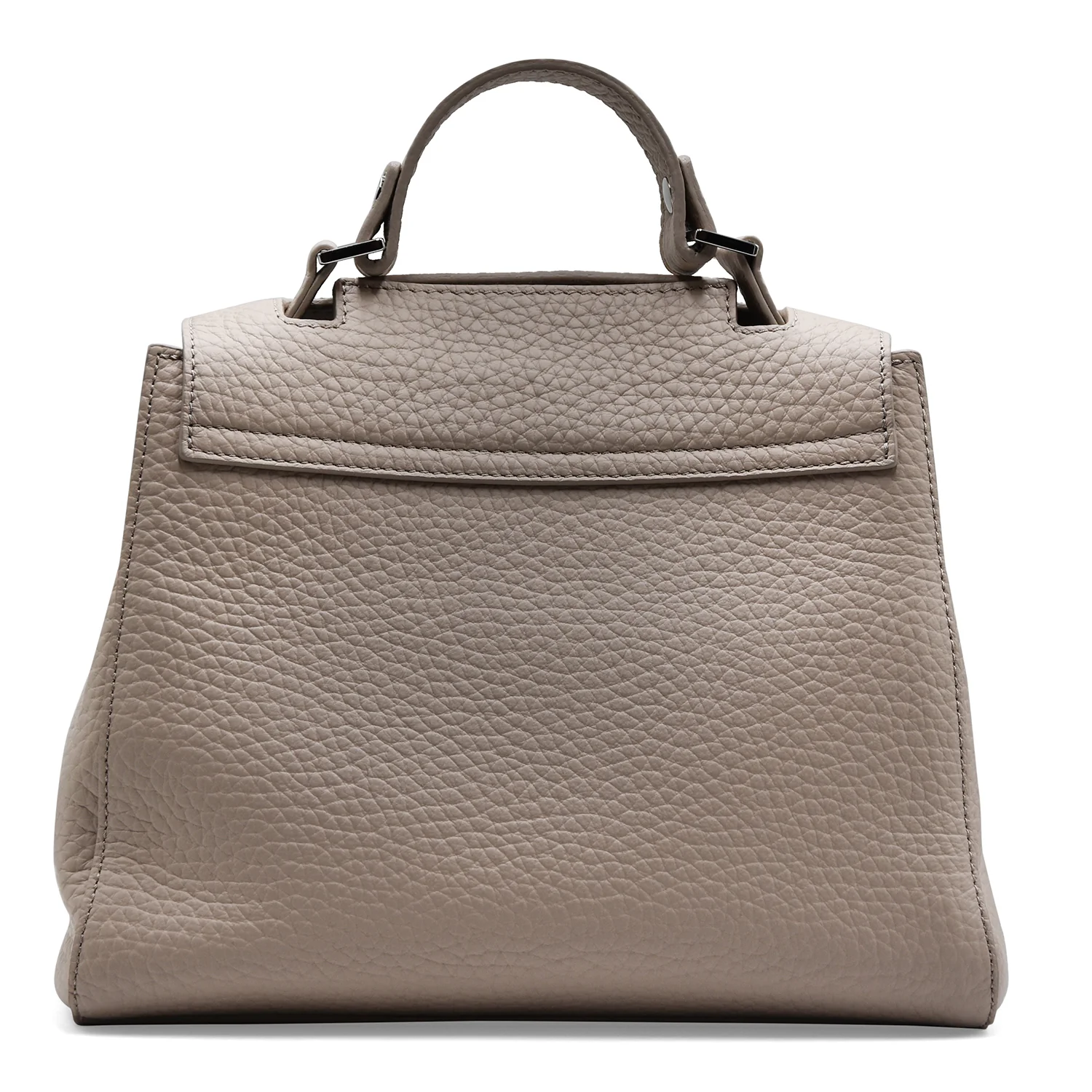 Borsa Orciani Sveva Soft Piccola Sabbia In Pelle Con Tracolla - Image 3