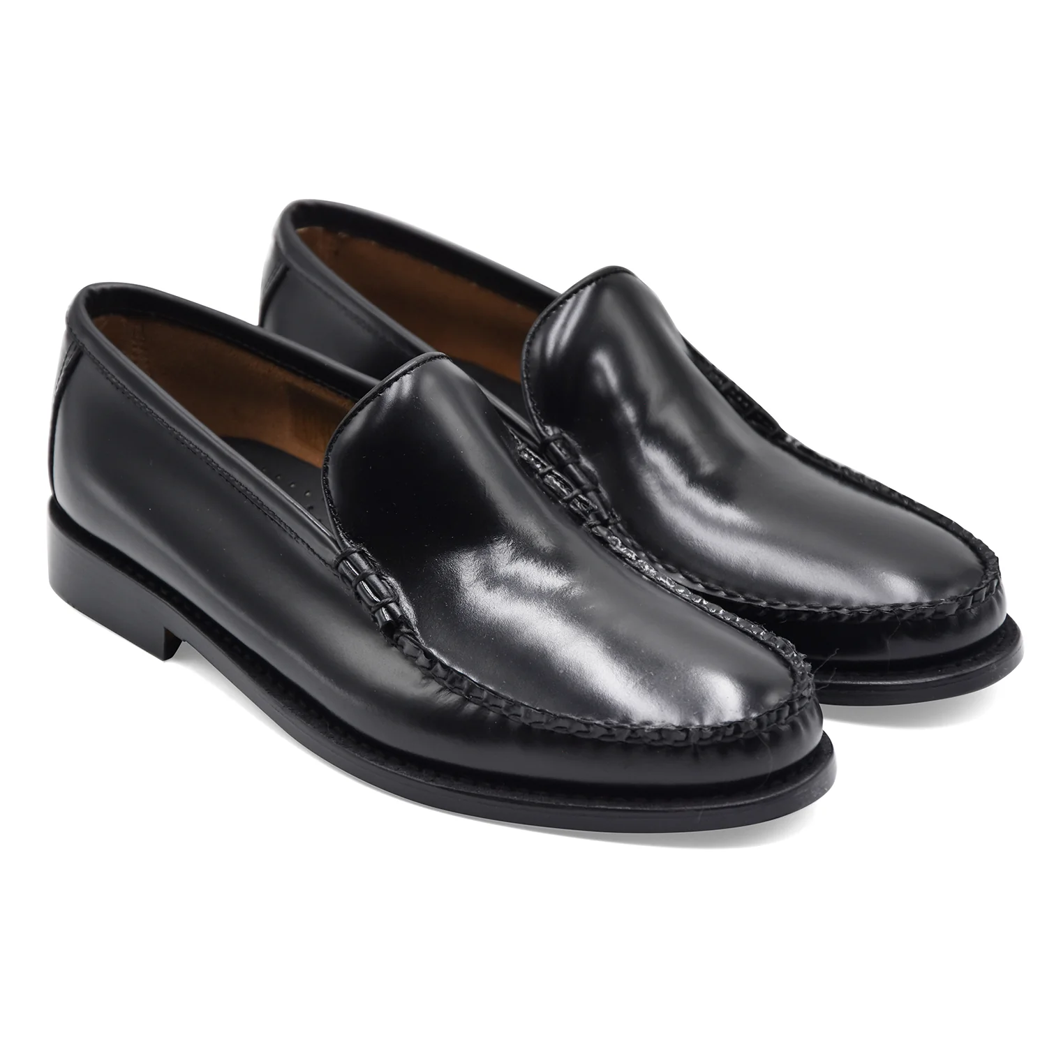 Mocassini Uomo G.H. BASS Weejuns Cobra Venetian Nero In Pelle - Image 2