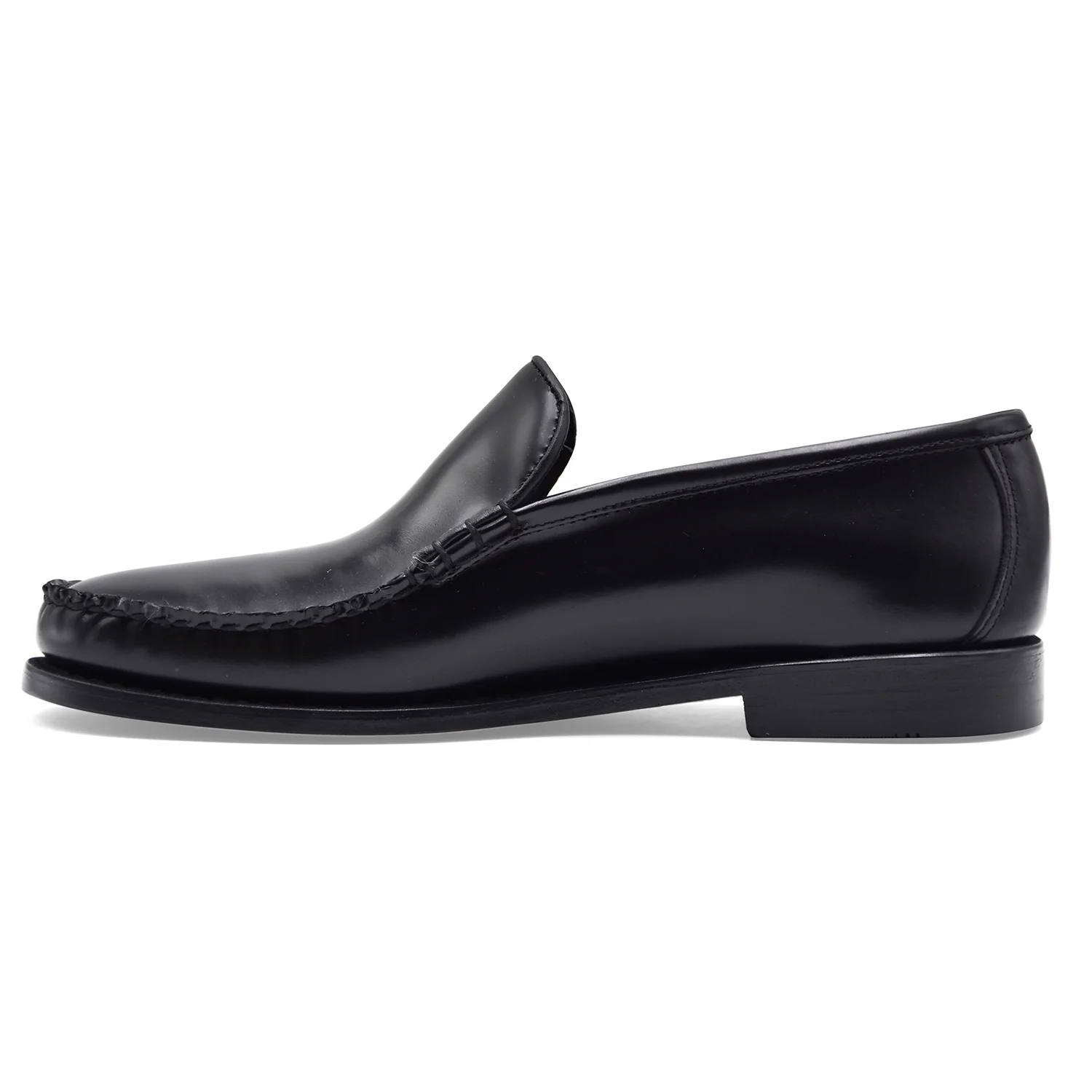 Mocassini Uomo G.H. BASS Weejuns Cobra Venetian Nero In Pelle - Image 4