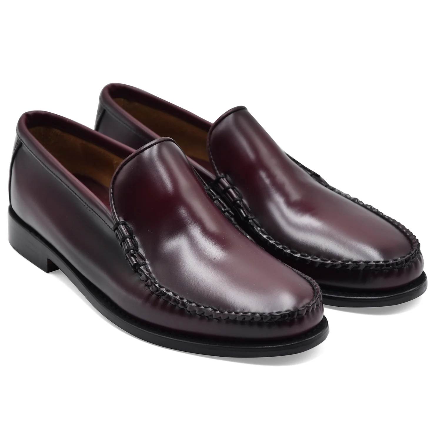 Mocassini Uomo G.H. Bass Weejuns Cobra Venetian Vino Bordeaux - Image 2