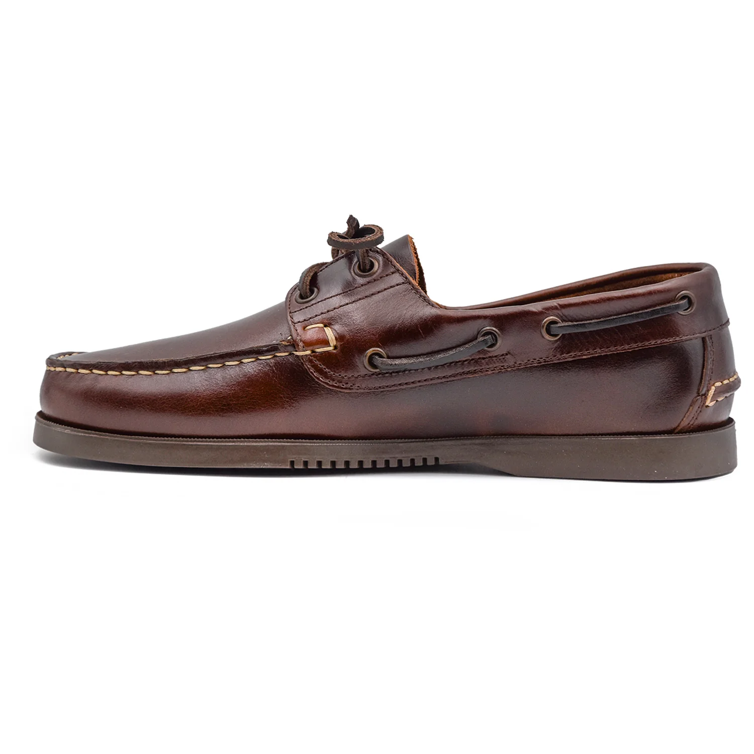 Scarpe Da Barca Paraboot Uomo Barth Stile Iconico Pelle Marrone - Image 4