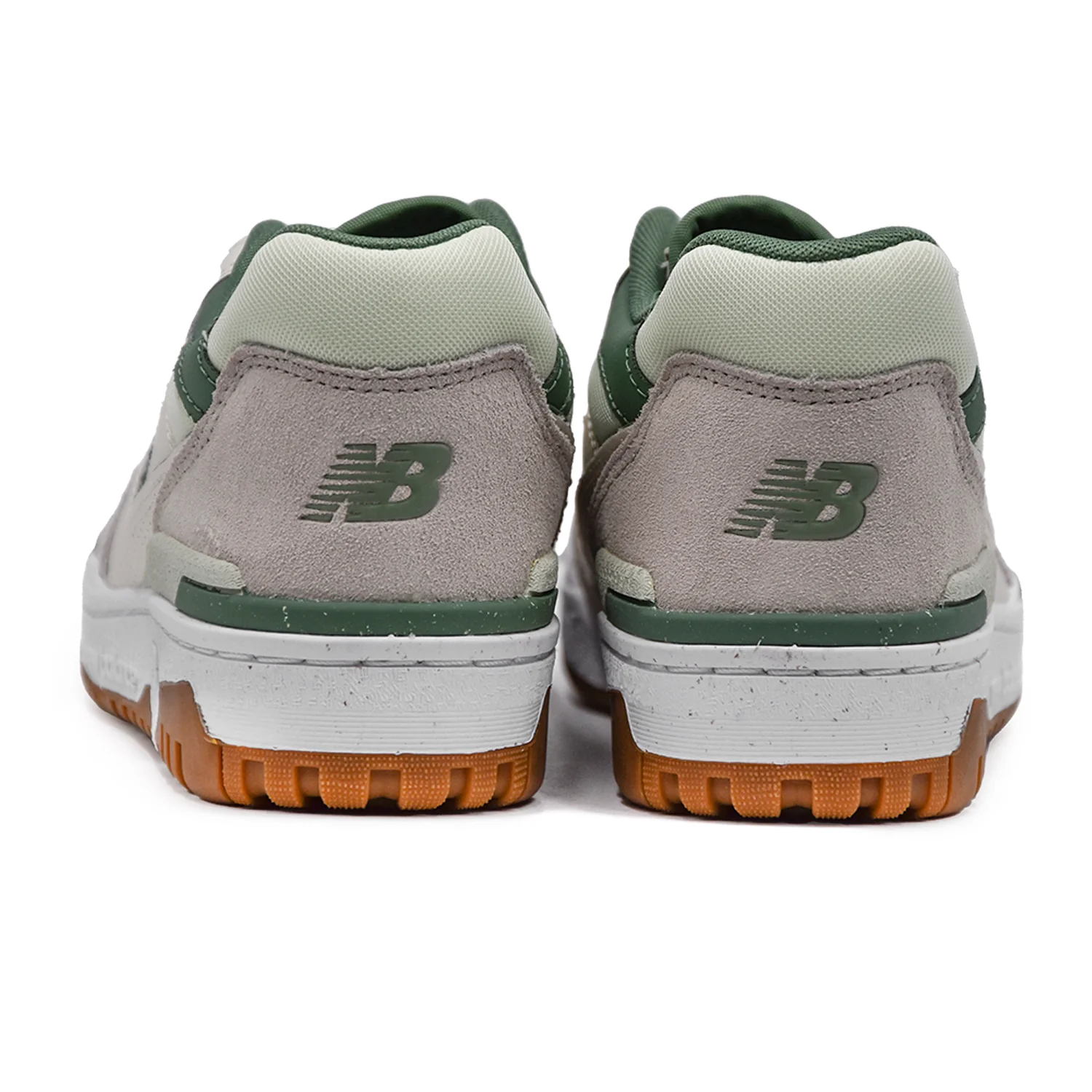 New Balance Sneakers 550HK Bianco Verde Design Linea Pulita Donna - Image 4