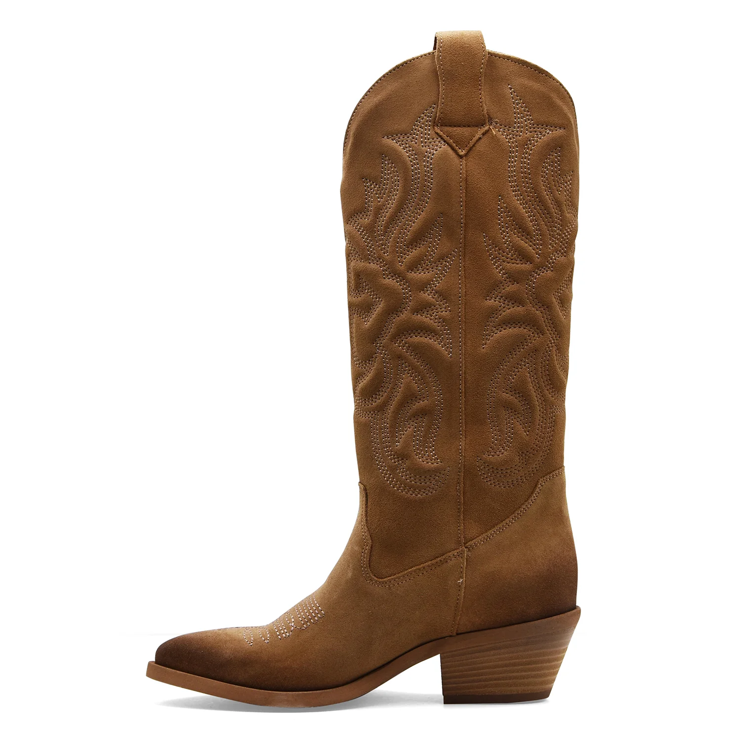 Texani Gisél Moiré Donna CALIFORNIA In Pelle Scamosciata Beige - Image 3
