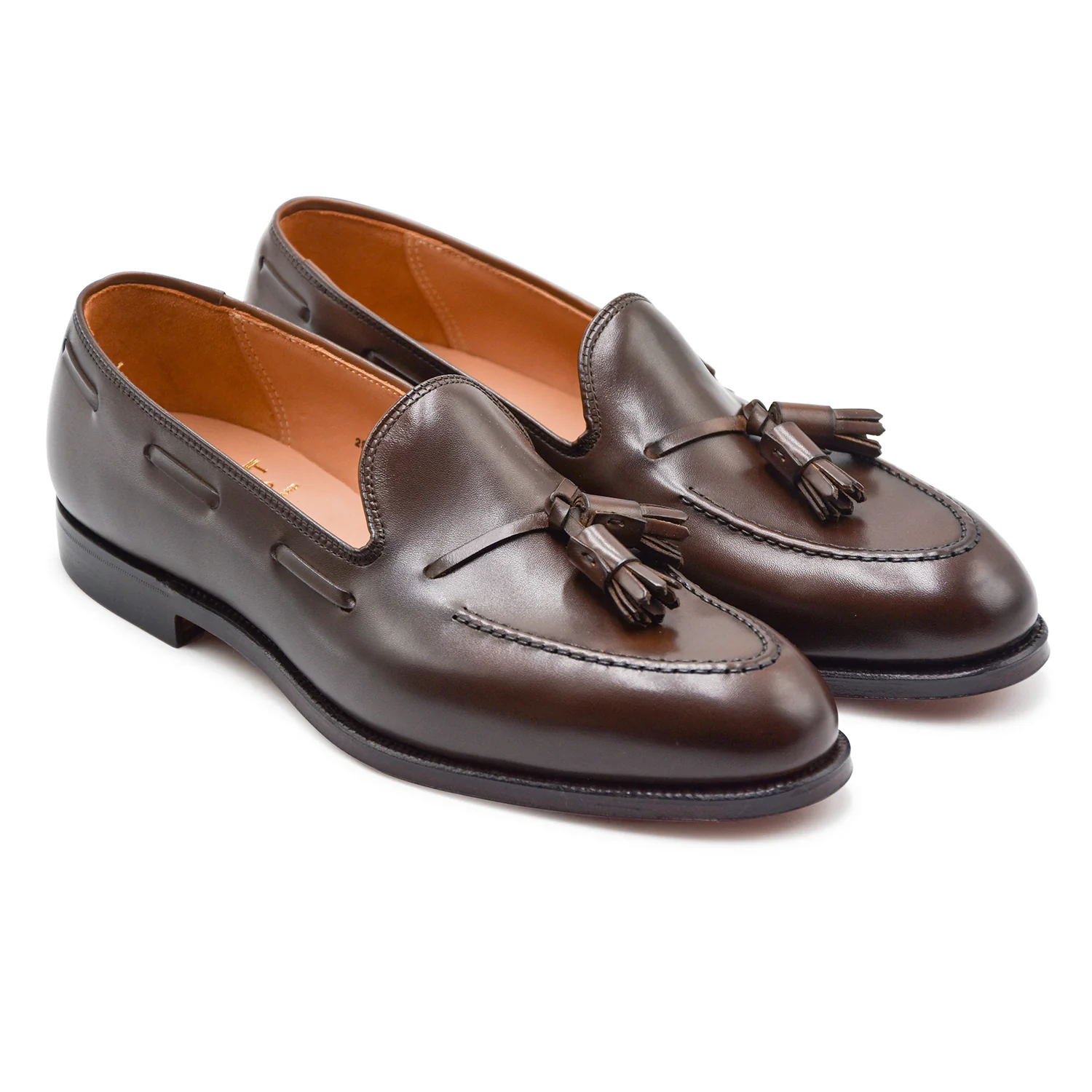 Mocassini Crockett & Jones Cavendish Dark Brown Burnished Calf - Image 2