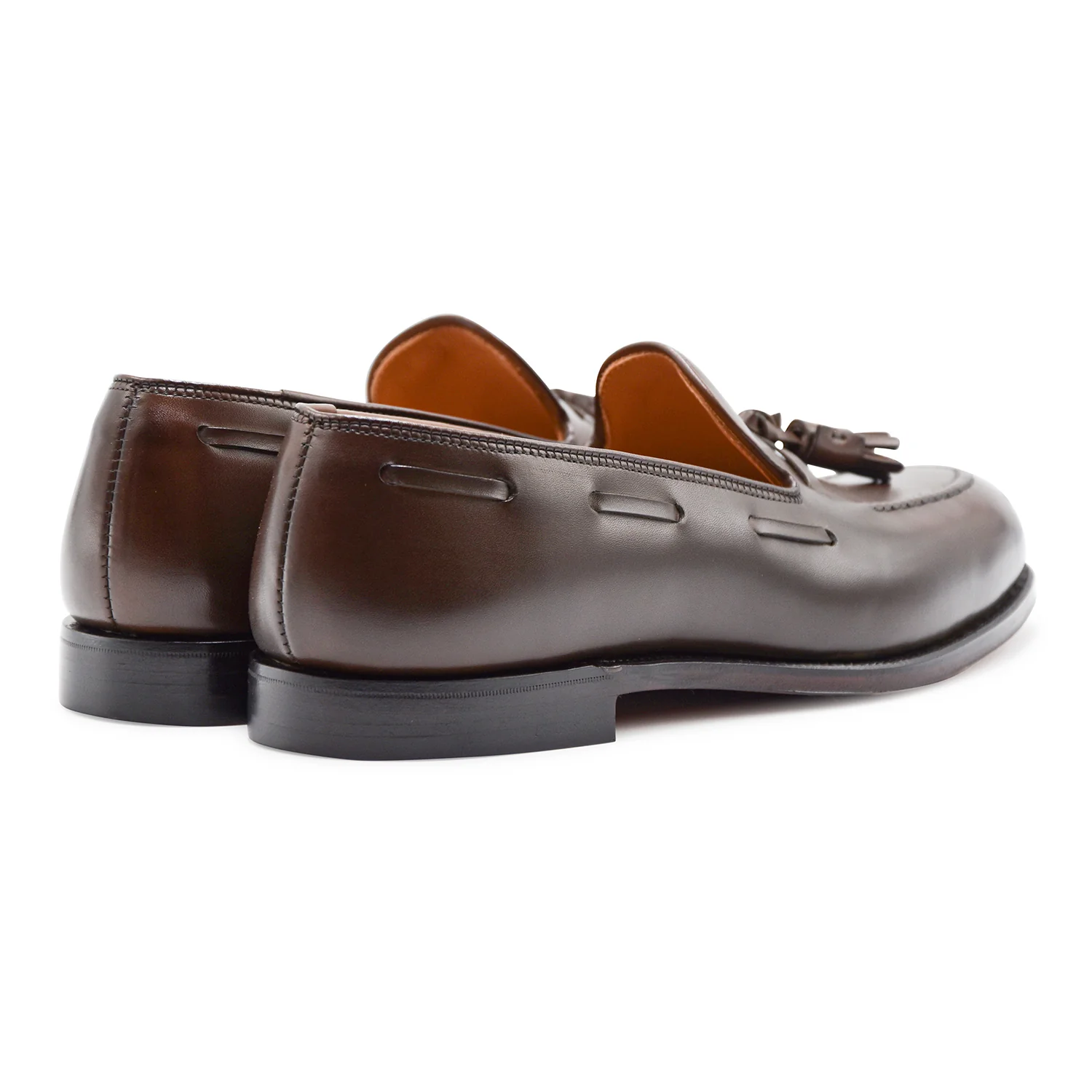 Mocassini Crockett & Jones Cavendish Dark Brown Burnished Calf - Image 4