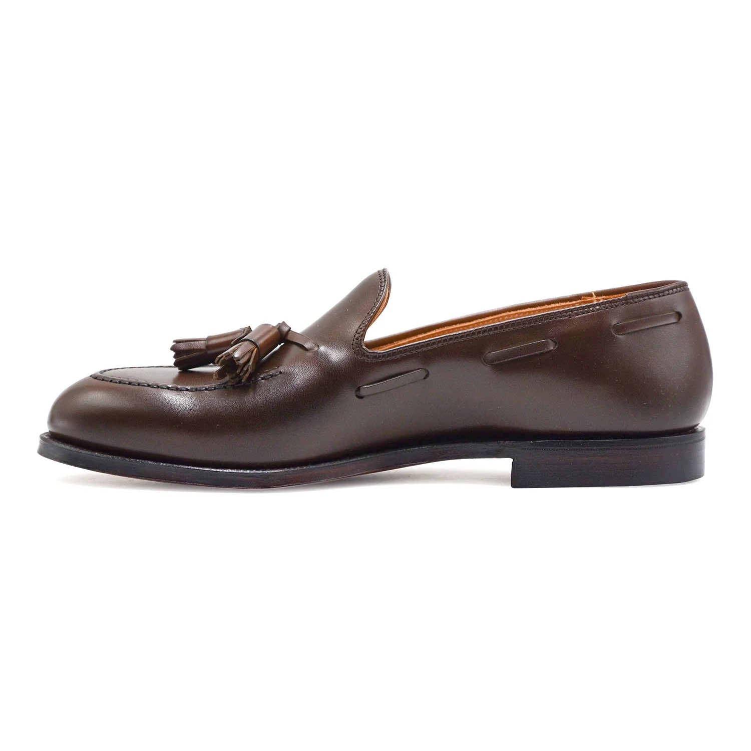 Mocassini Crockett & Jones Cavendish Dark Brown Burnished Calf - Image 5
