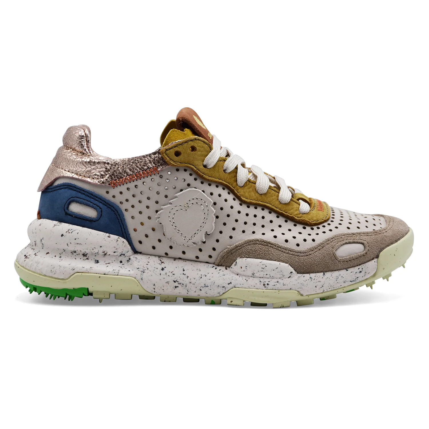 Satorisan Sneakers Da Donna Chacrona Pelle Traforata Multicolor