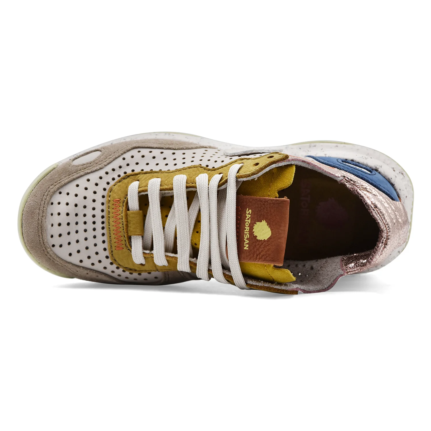 Satorisan Sneakers Da Donna Chacrona Pelle Traforata Multicolor - Image 3