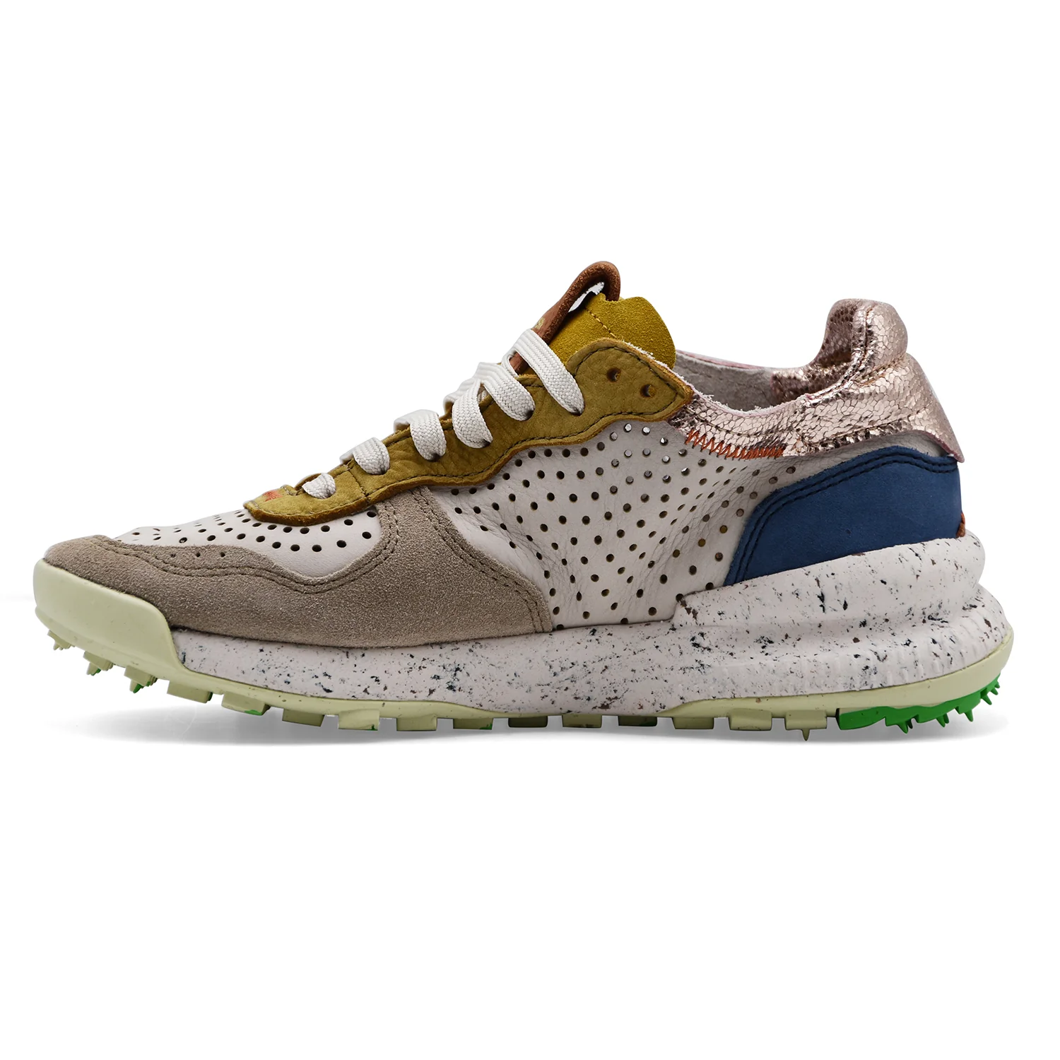 Satorisan Sneakers Da Donna Chacrona Pelle Traforata Multicolor - Image 4