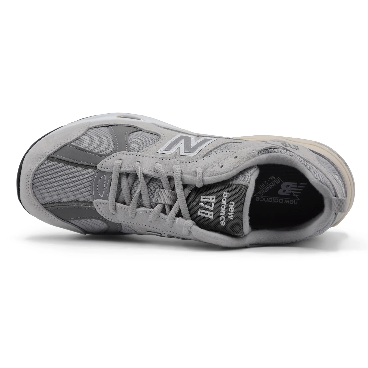 Sneakers New Balance 878 Uomo Suede Mesh Grigio Suola ABZORB - Image 5