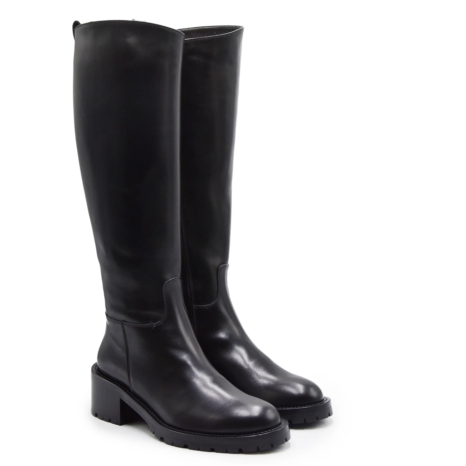 Stivali Guglielmo Rotta Donna COLIN RANCH In Pelle Nero Con Zip - Image 2