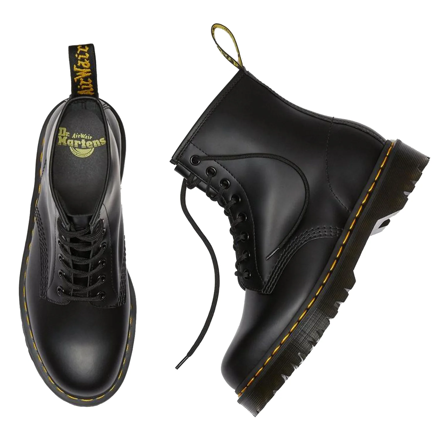 Anfibio Dr. Martens Donna Bex Con Plateau Pelle Nera - Image 3