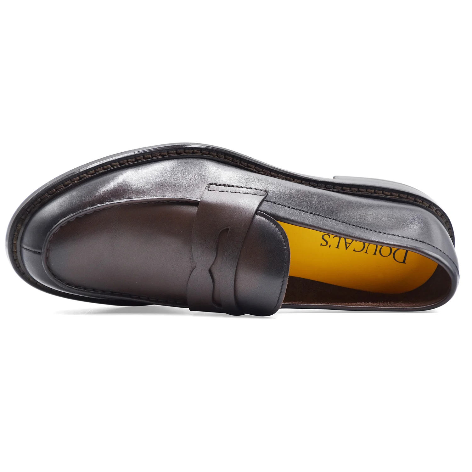 Mocassini Uomo Doucal’s Pelle Testa Moro Dal Design Classico - Image 3