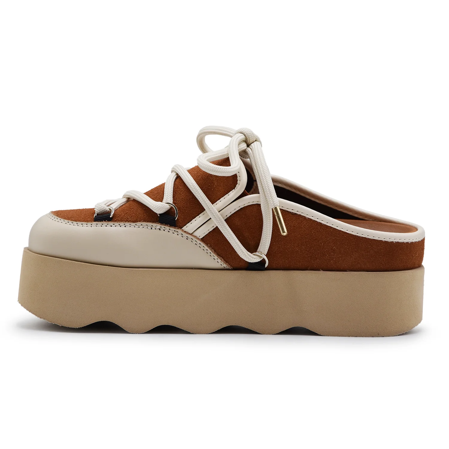 Sabot Scholl Donna Tabacco SL.F318352422 Occhielli Trekking - Image 4