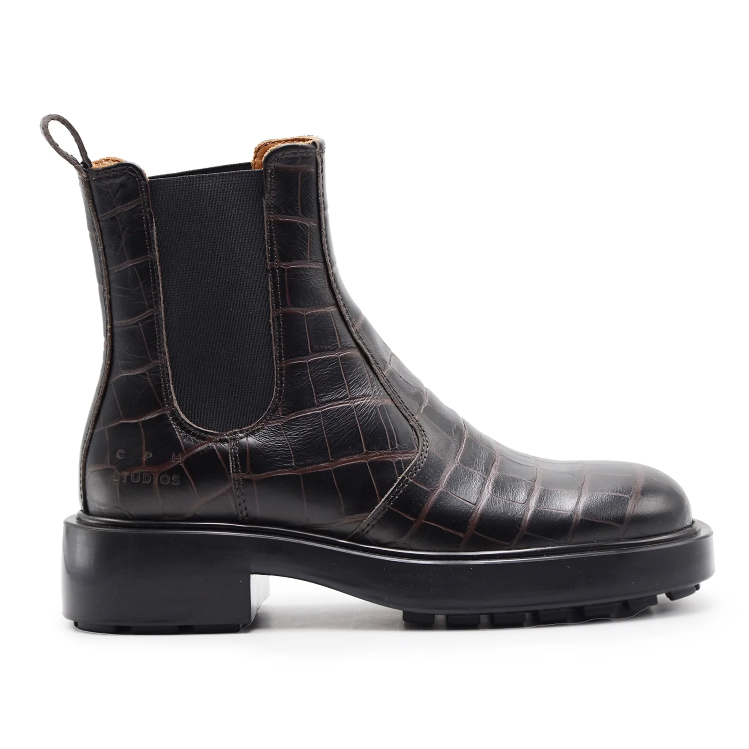Stivaletti Copenhagen Studios Donna CPH444 Pelle Croco Marrone